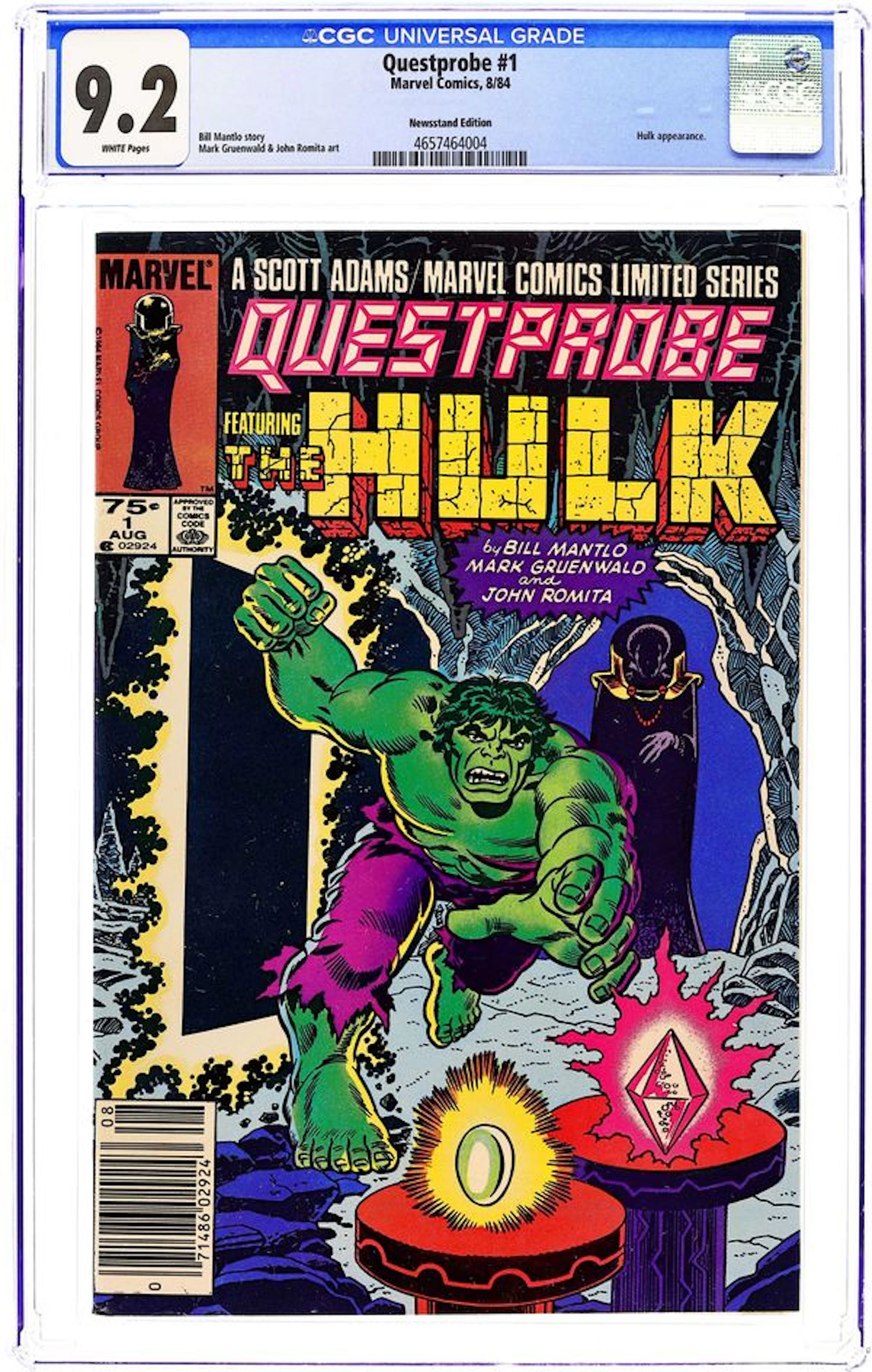 Questprobe (1984 Marvel) 1N CGC 9.2