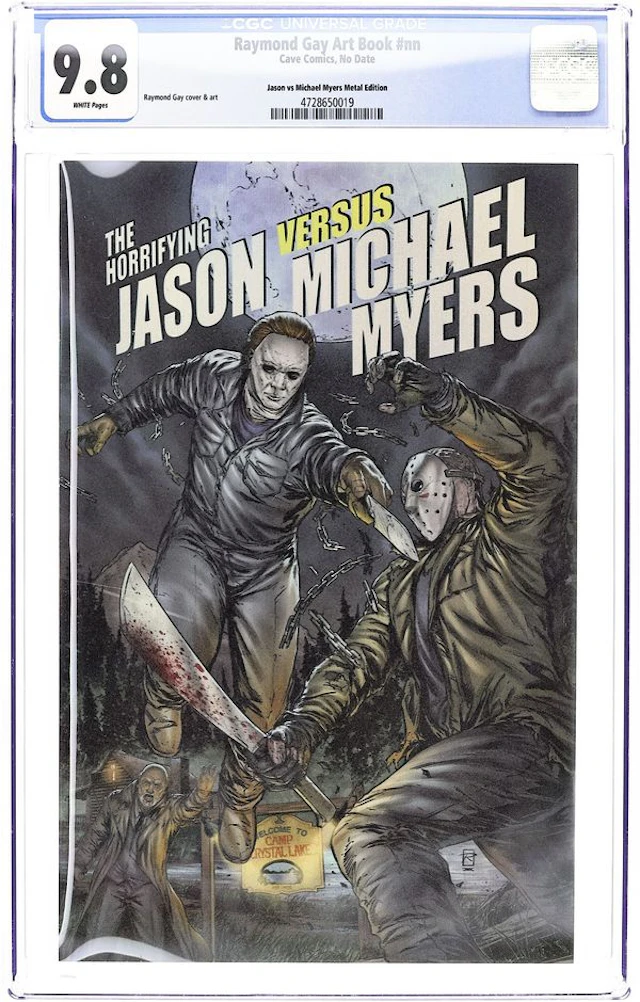 Raymond Gay Art Book (2025 Cave Comics) 1JASON.METAL CGC 9.8