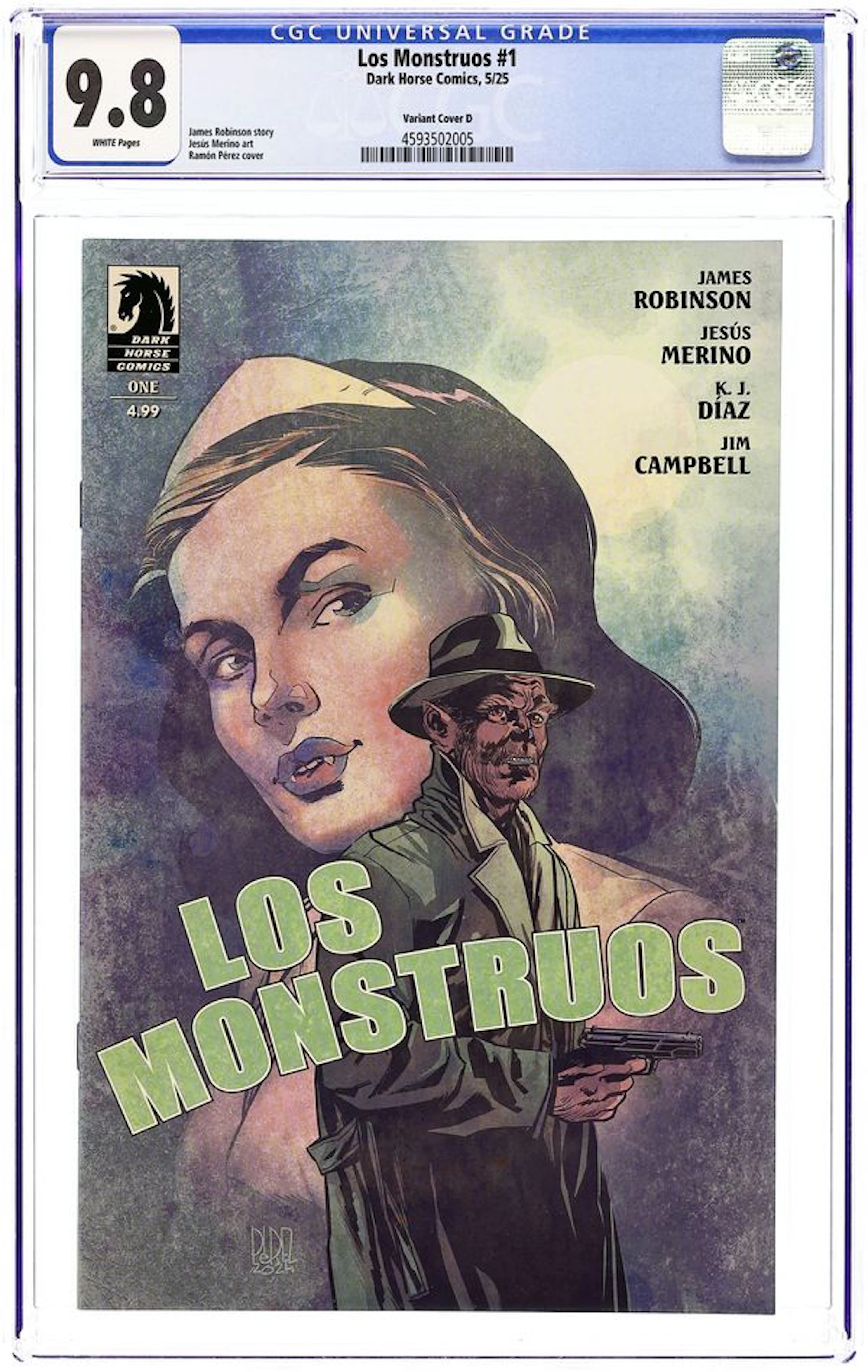 Los Monstruos (2025 Dark Horse) 1D CGC 9.8
