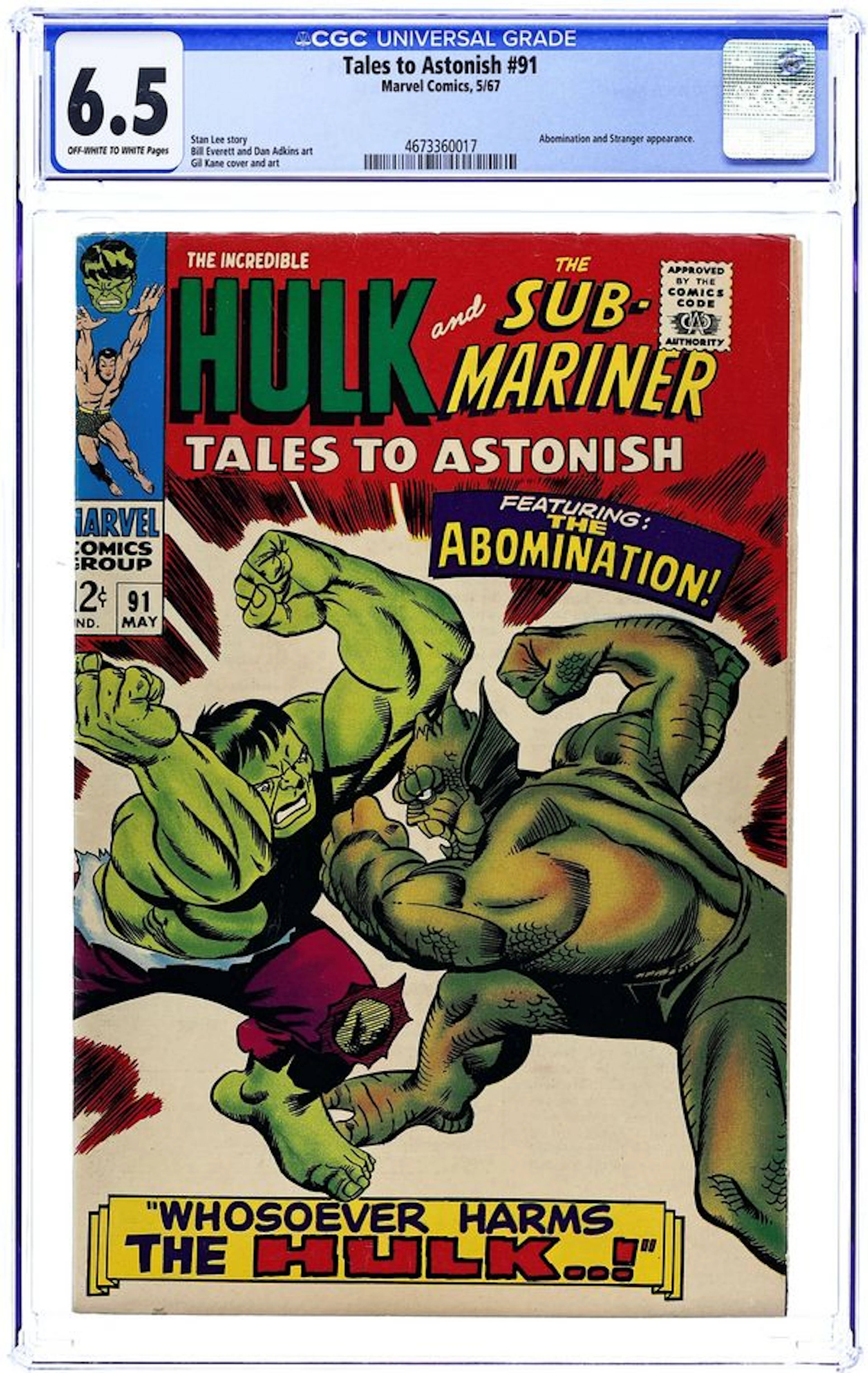 Tales to Astonish (1959-1968 1st Series) 91 CGC 6.5