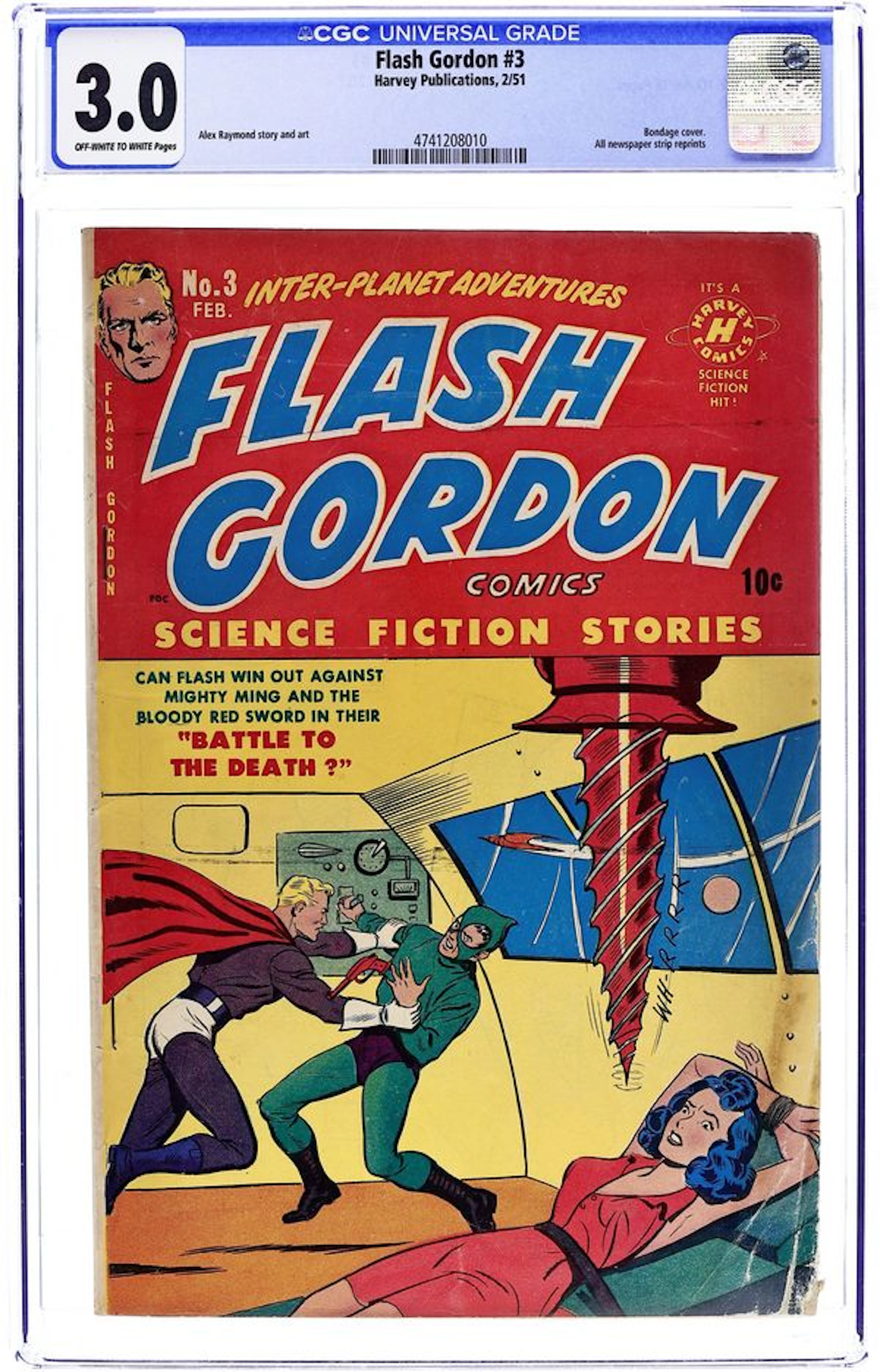Flash Gordon (1950 Harvey) 3 CGC 3.0