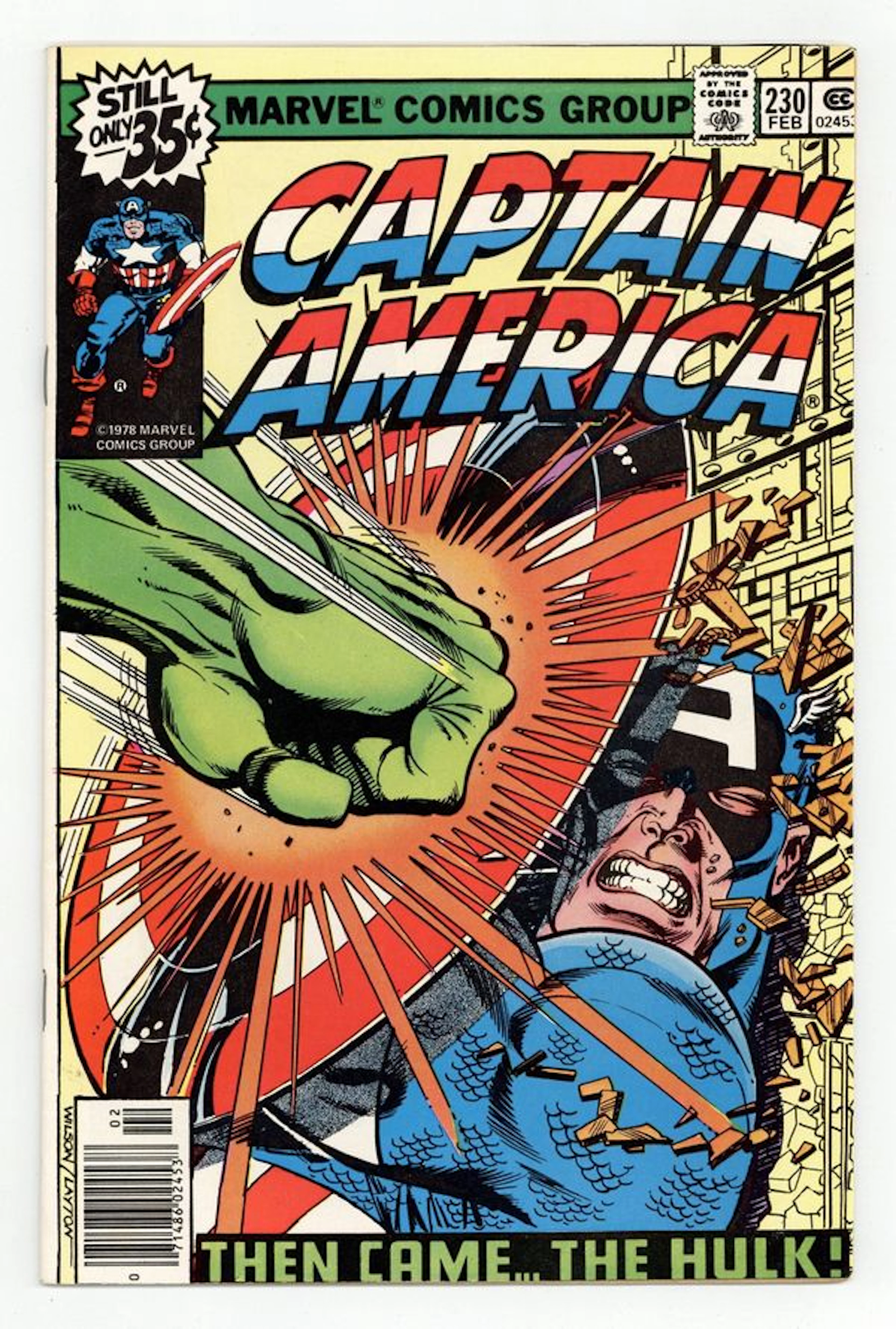 Captain America (1968 1st Series) 230 FN 6.0