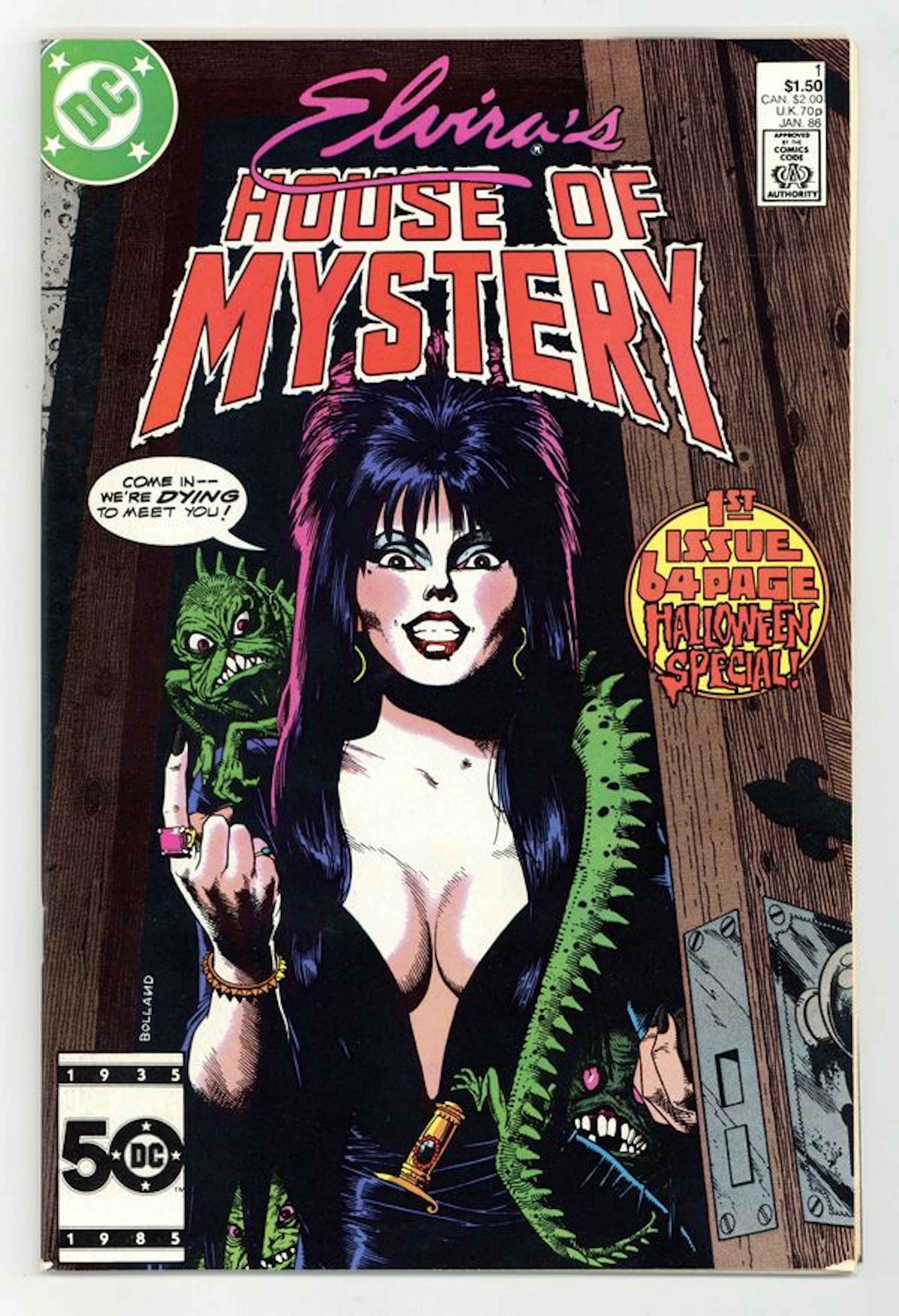 Elvira's House of Mystery (1986 DC) 1 FN/VF 7.0