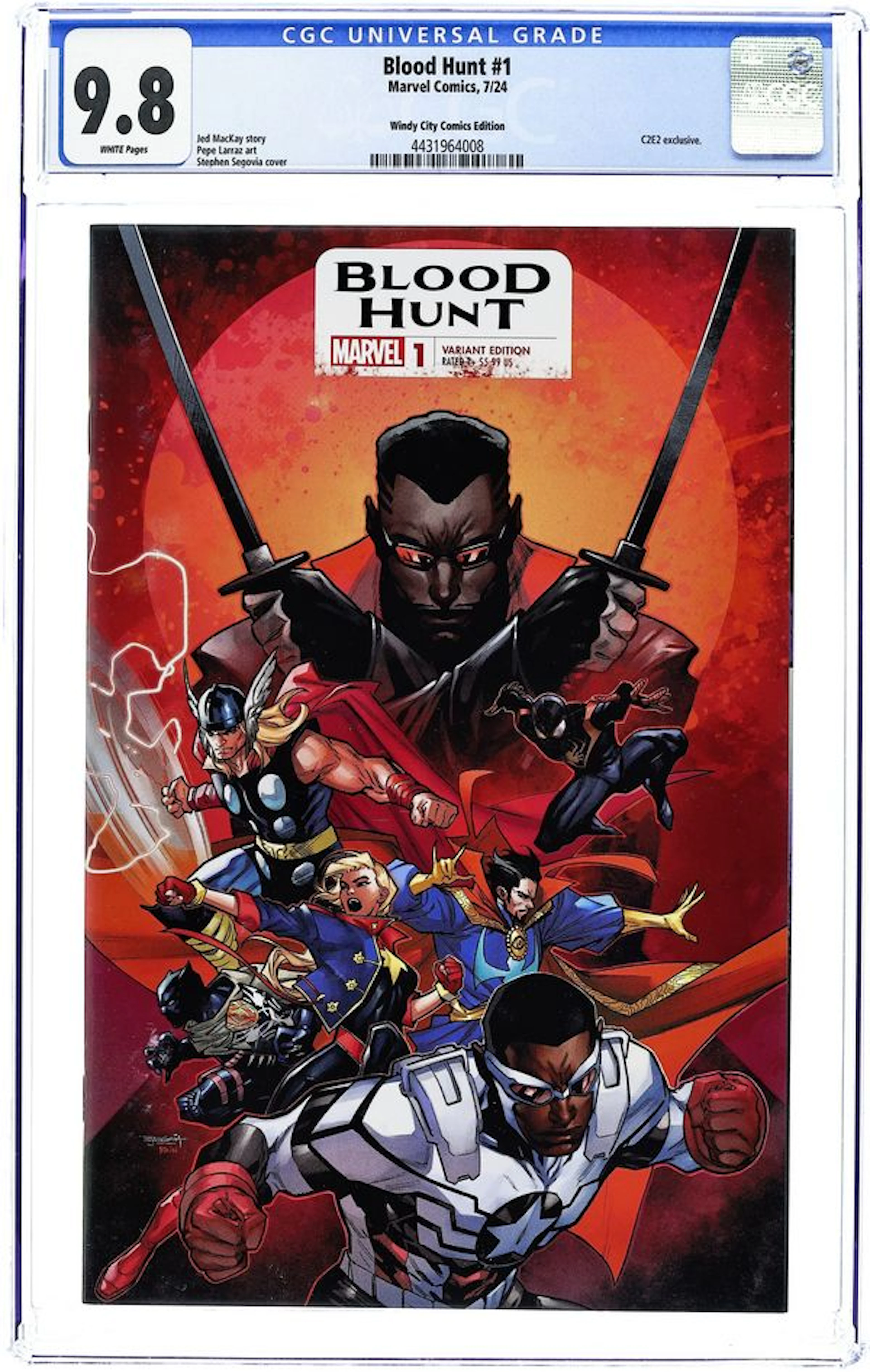 Blood Hunt (2024 Marvel) 1WINDYCITY CGC 9.8
