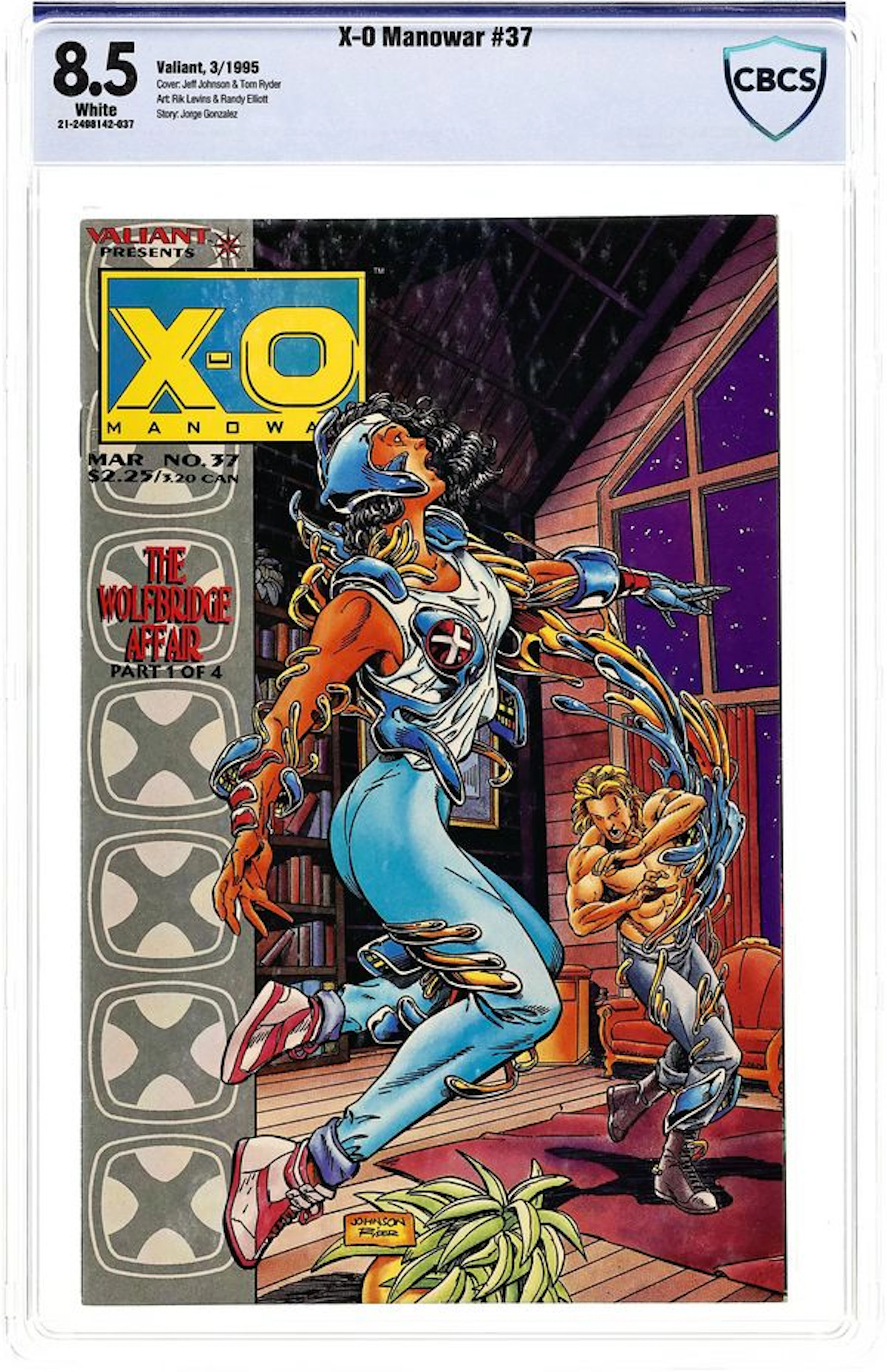 X-O Manowar (1992 1st Series) 37 CBCS 8.5