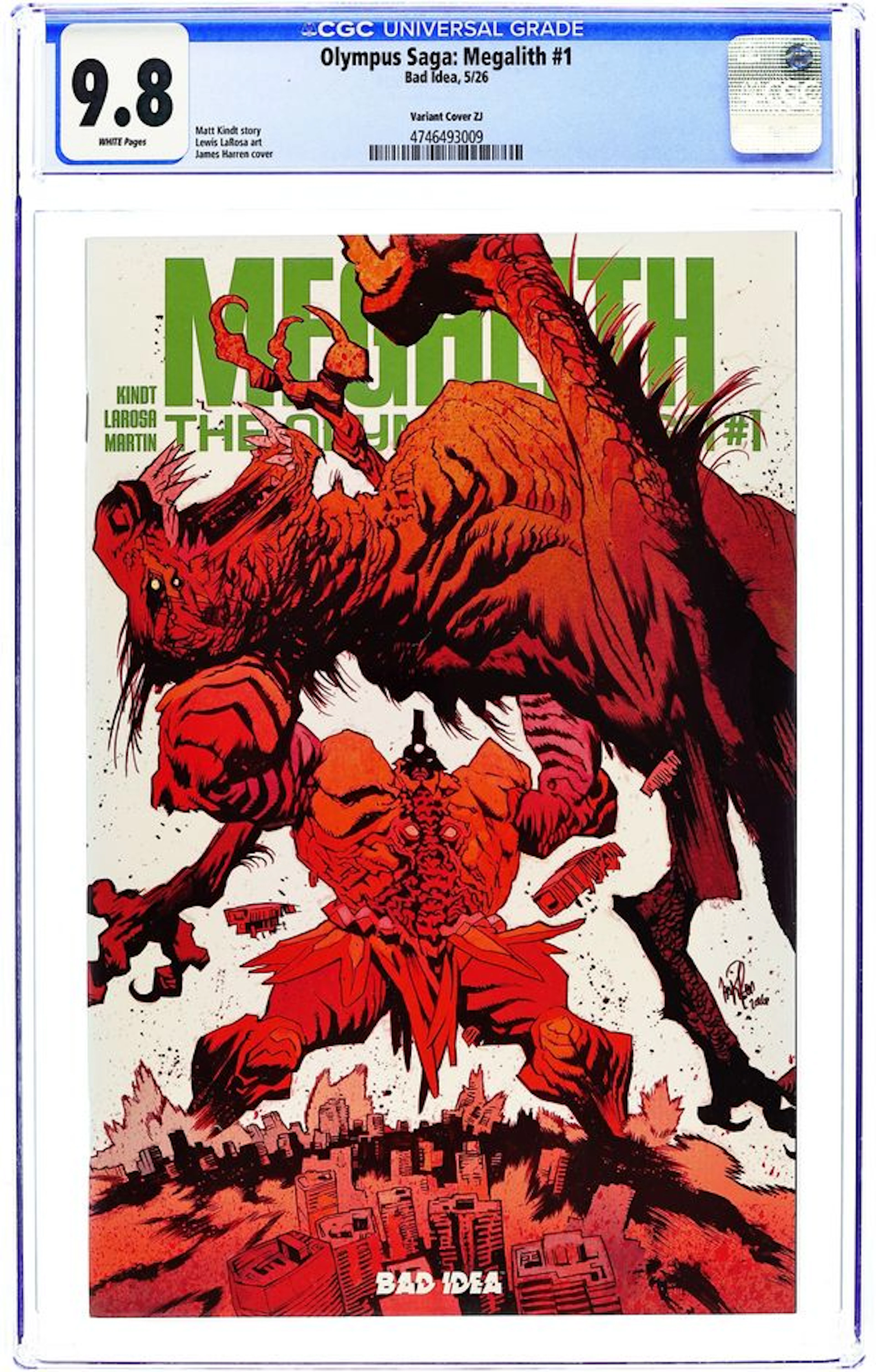 Olympus Saga Megalith (2026 Bad Idea) 1ZJ CGC 9.8