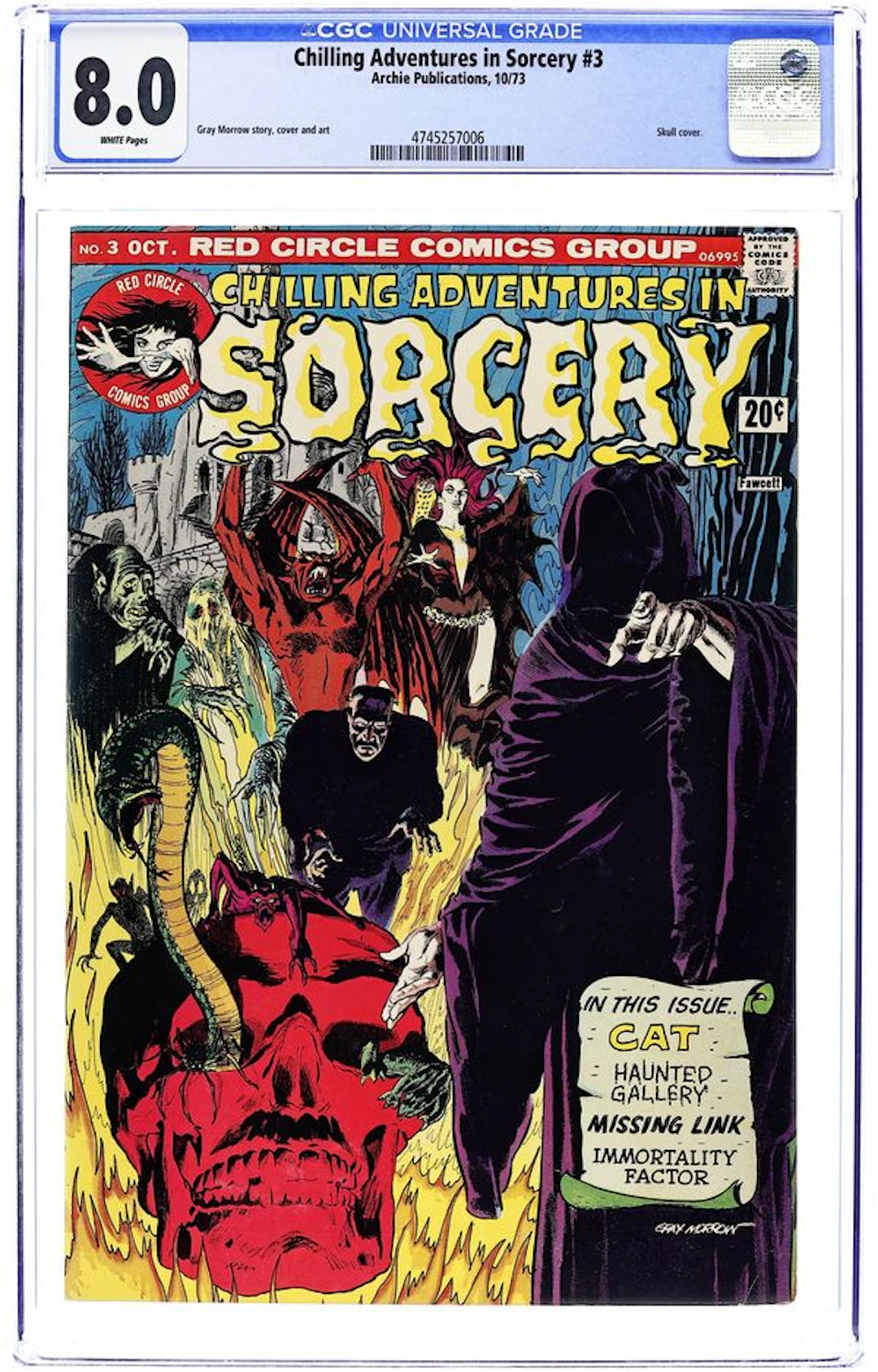 Chilling Adventures in Sorcery (1972) 3 CGC 8.0