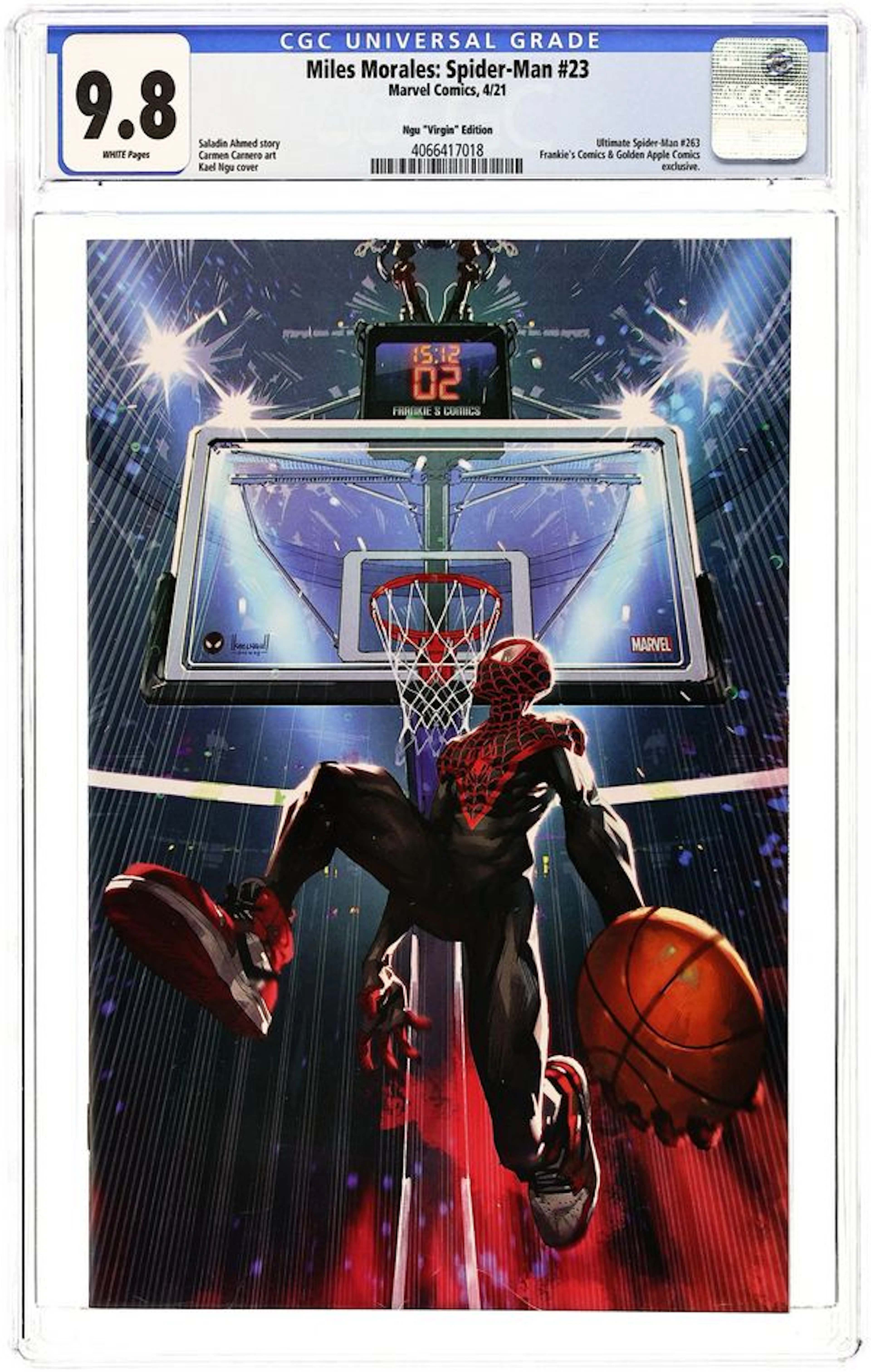 Miles Morales Spider-Man (2019 Marvel) 23FRANKIES.B CGC 9.8