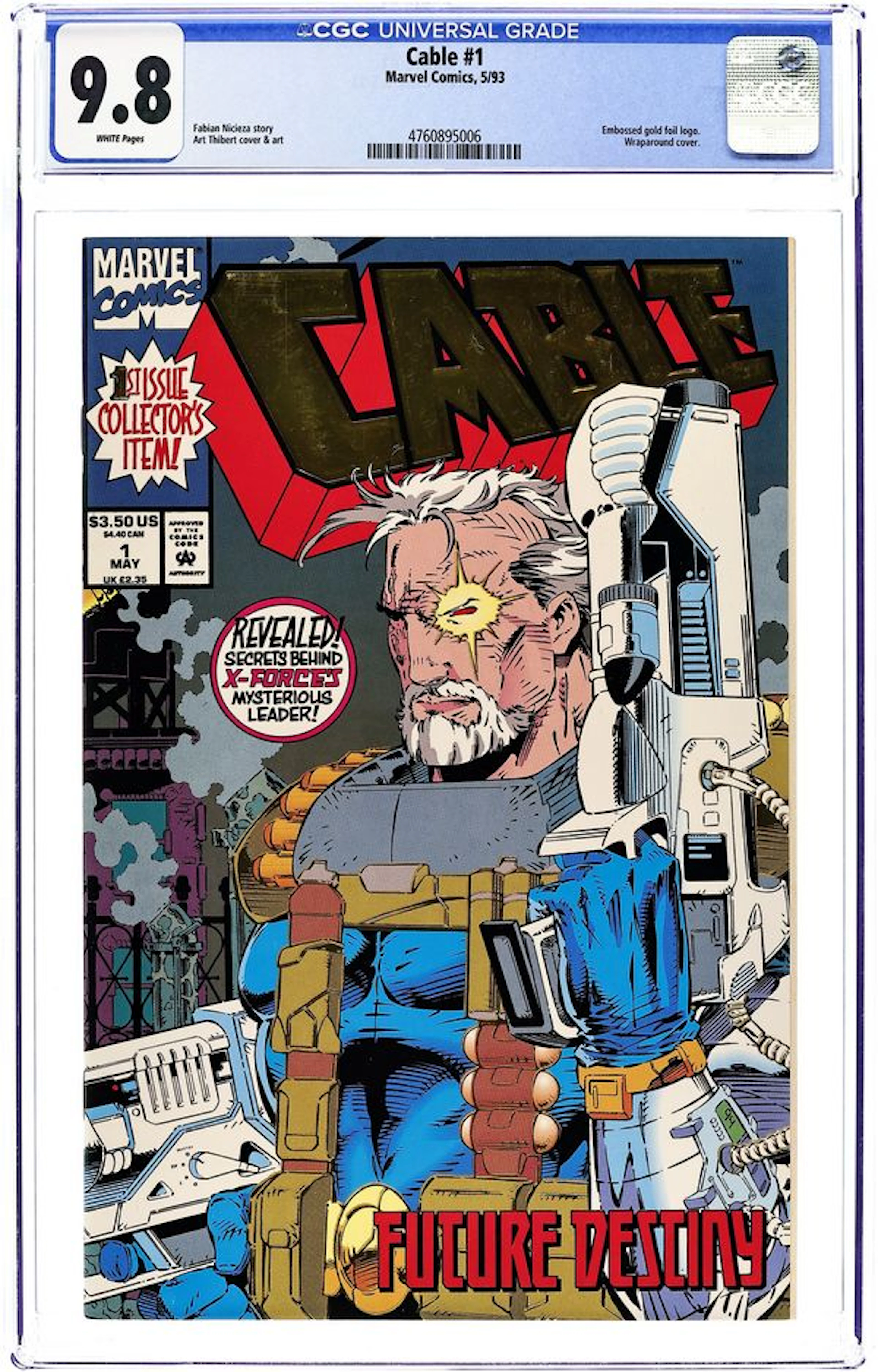 Cable (1993 1st Series) 1 CGC 9.8