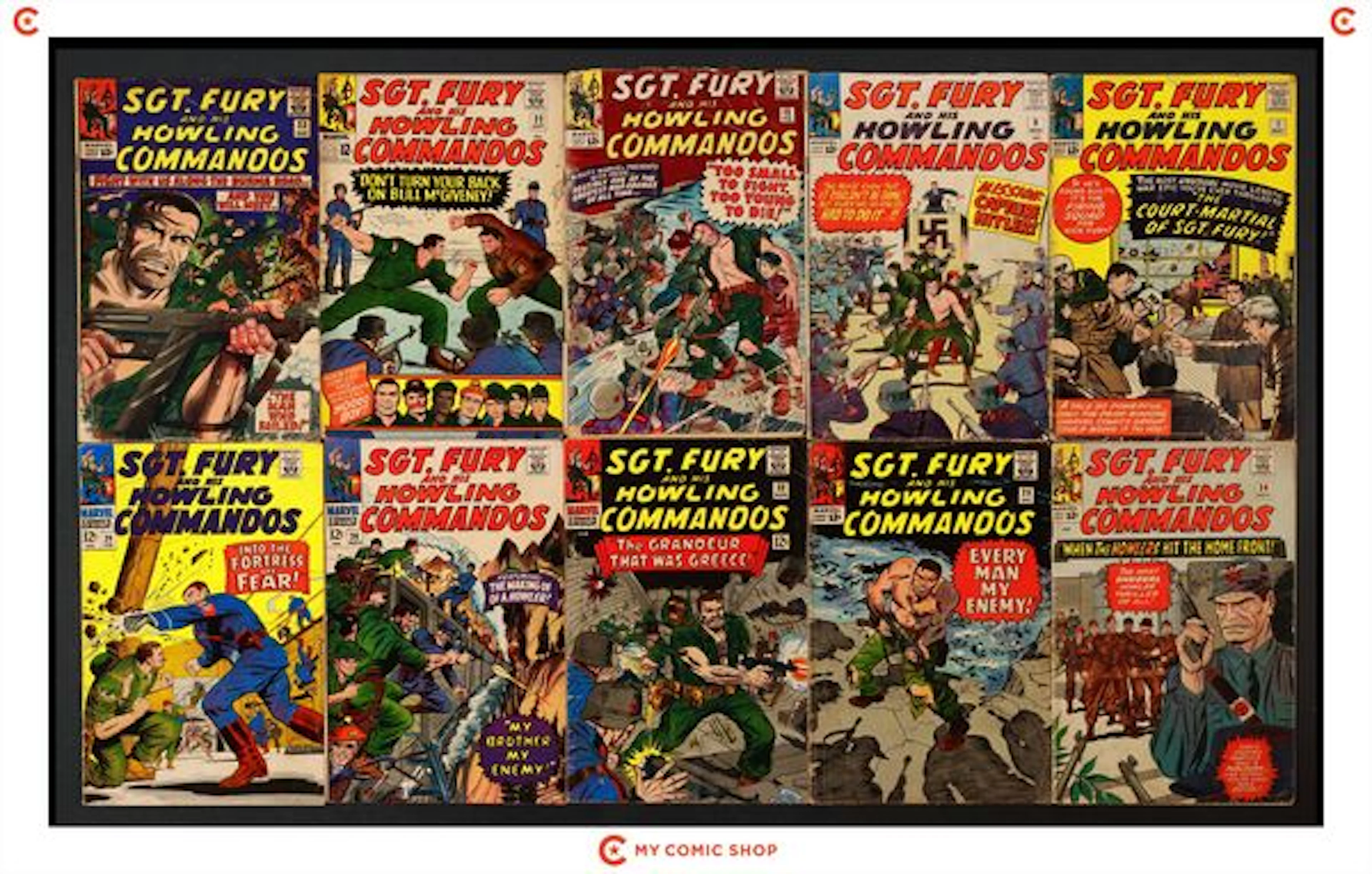 Sgt. Fury Lot of 10