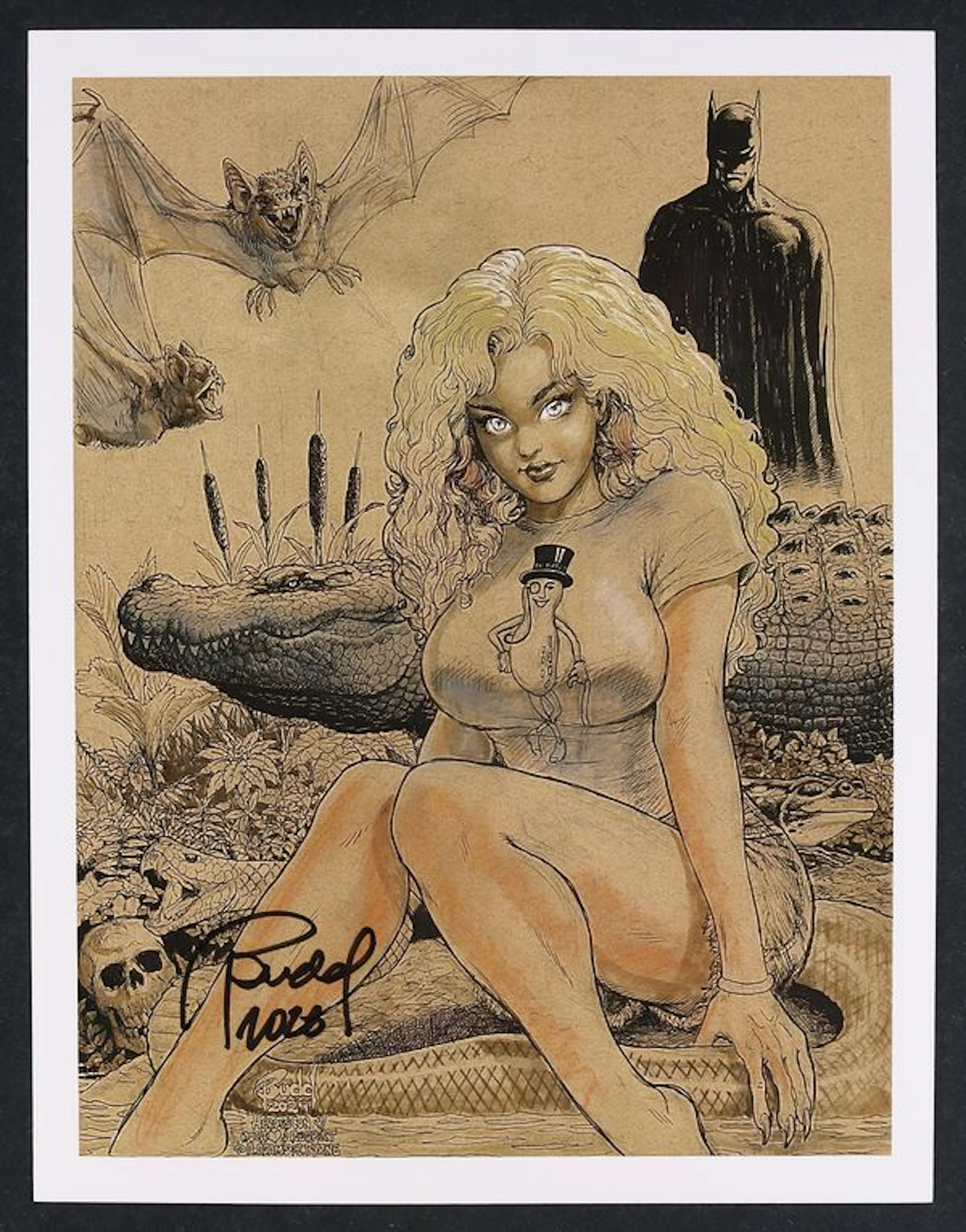 Ms. Peanut Print by Budd Root