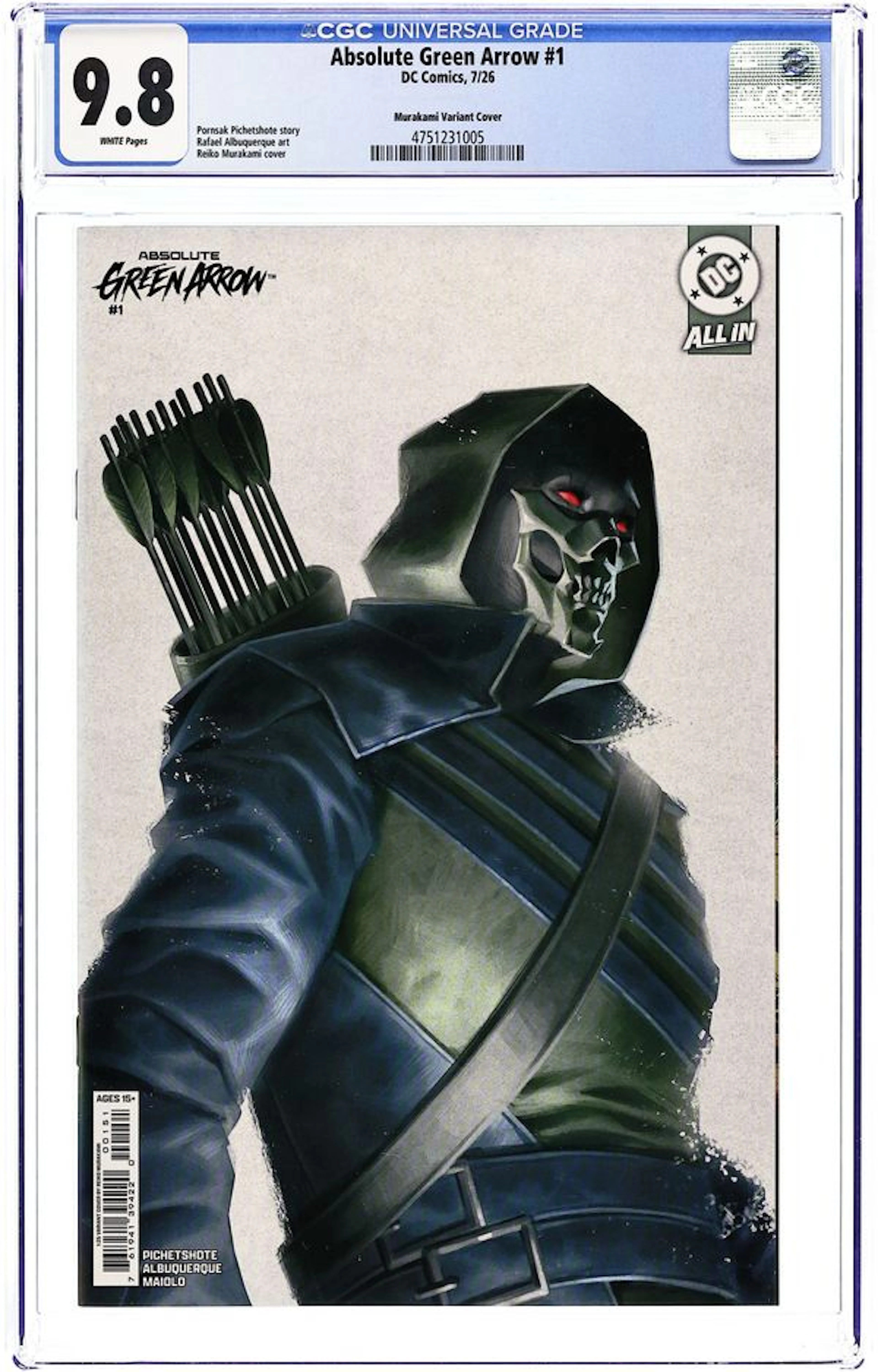 Absolute Green Arrow (2026 DC) 1H CGC 9.8