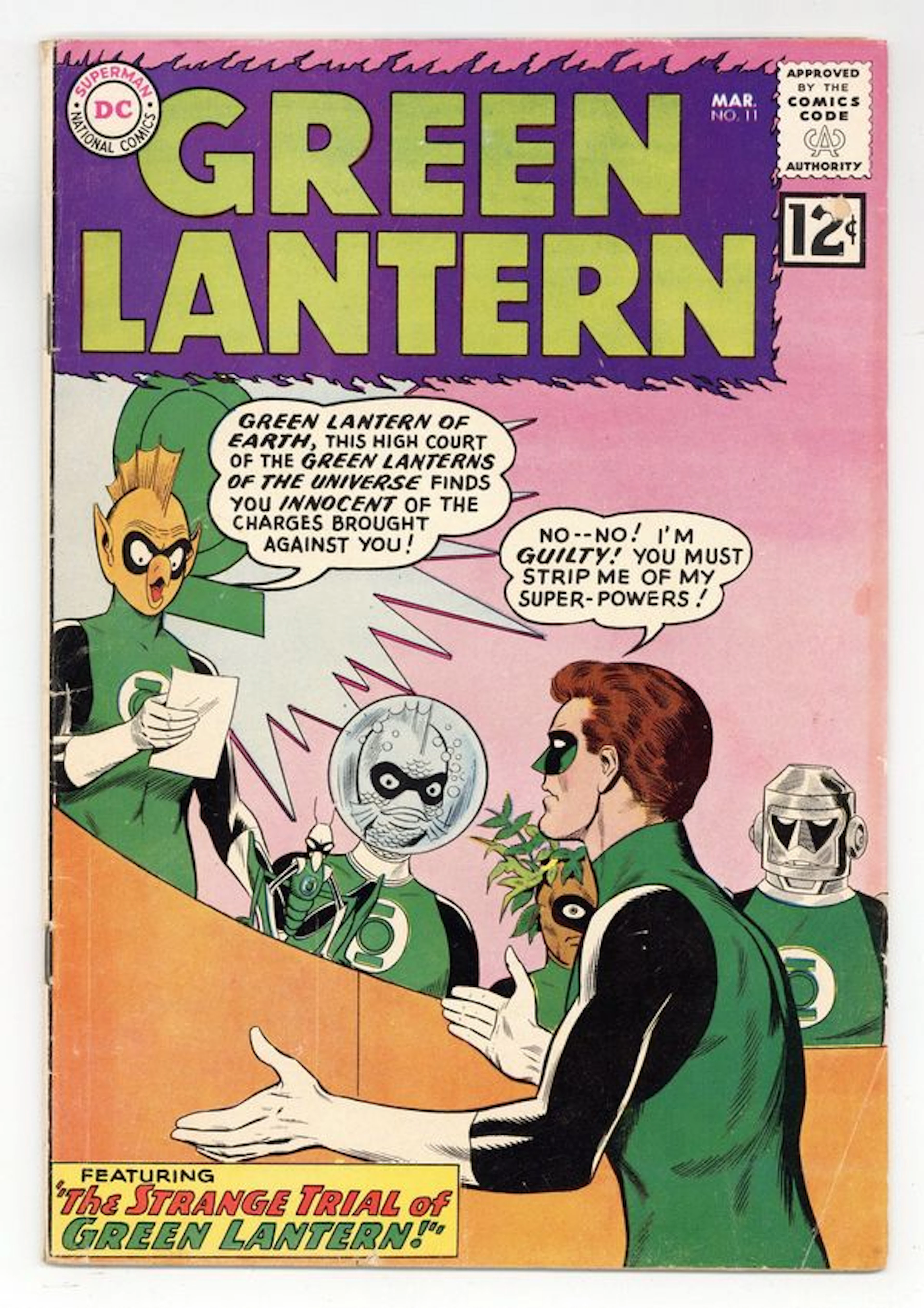Green Lantern (1960 2nd Series DC) 11 VG 4.0