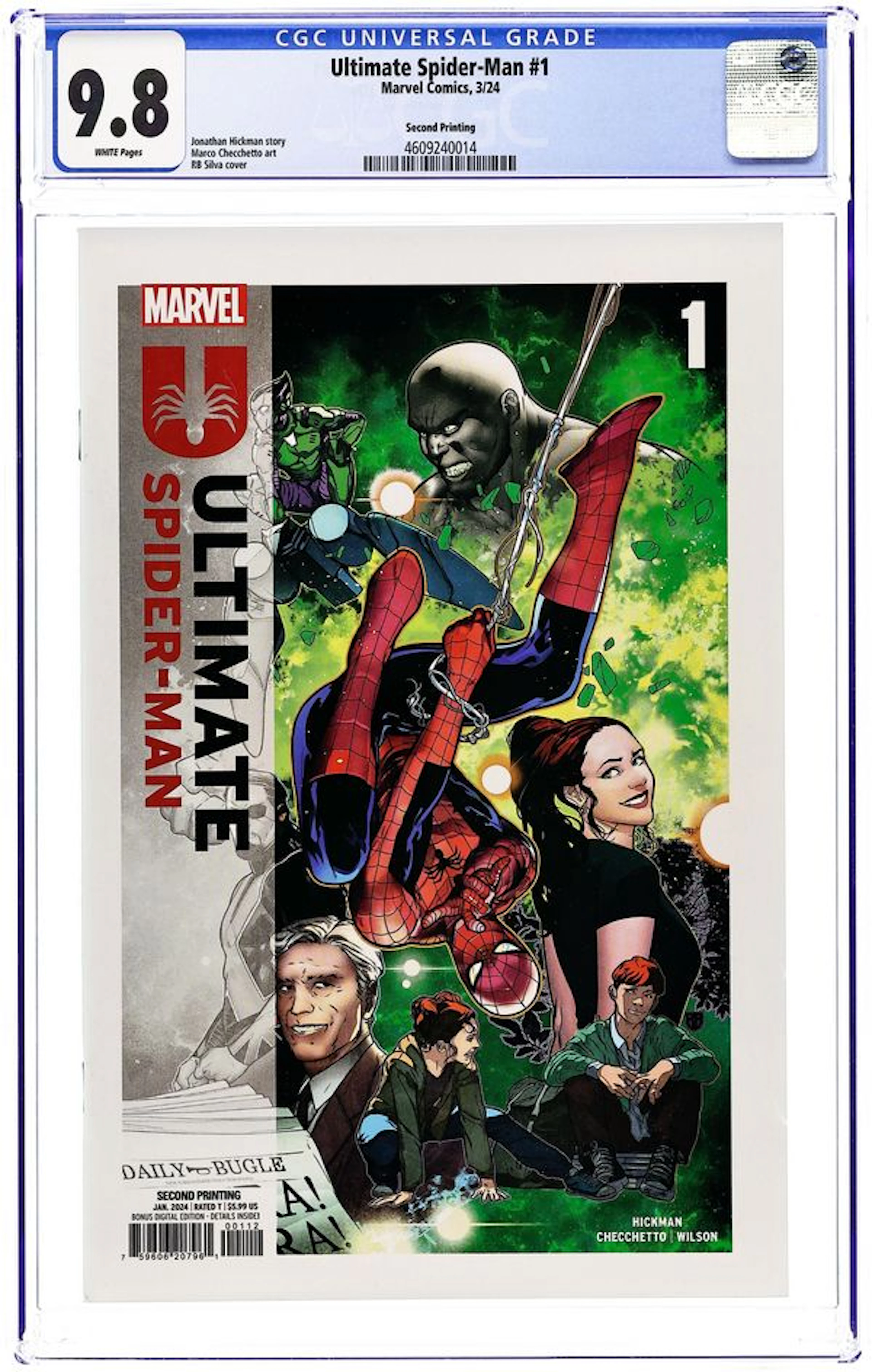 Ultimate Spider-Man (2024 Marvel) 1P CGC 9.8