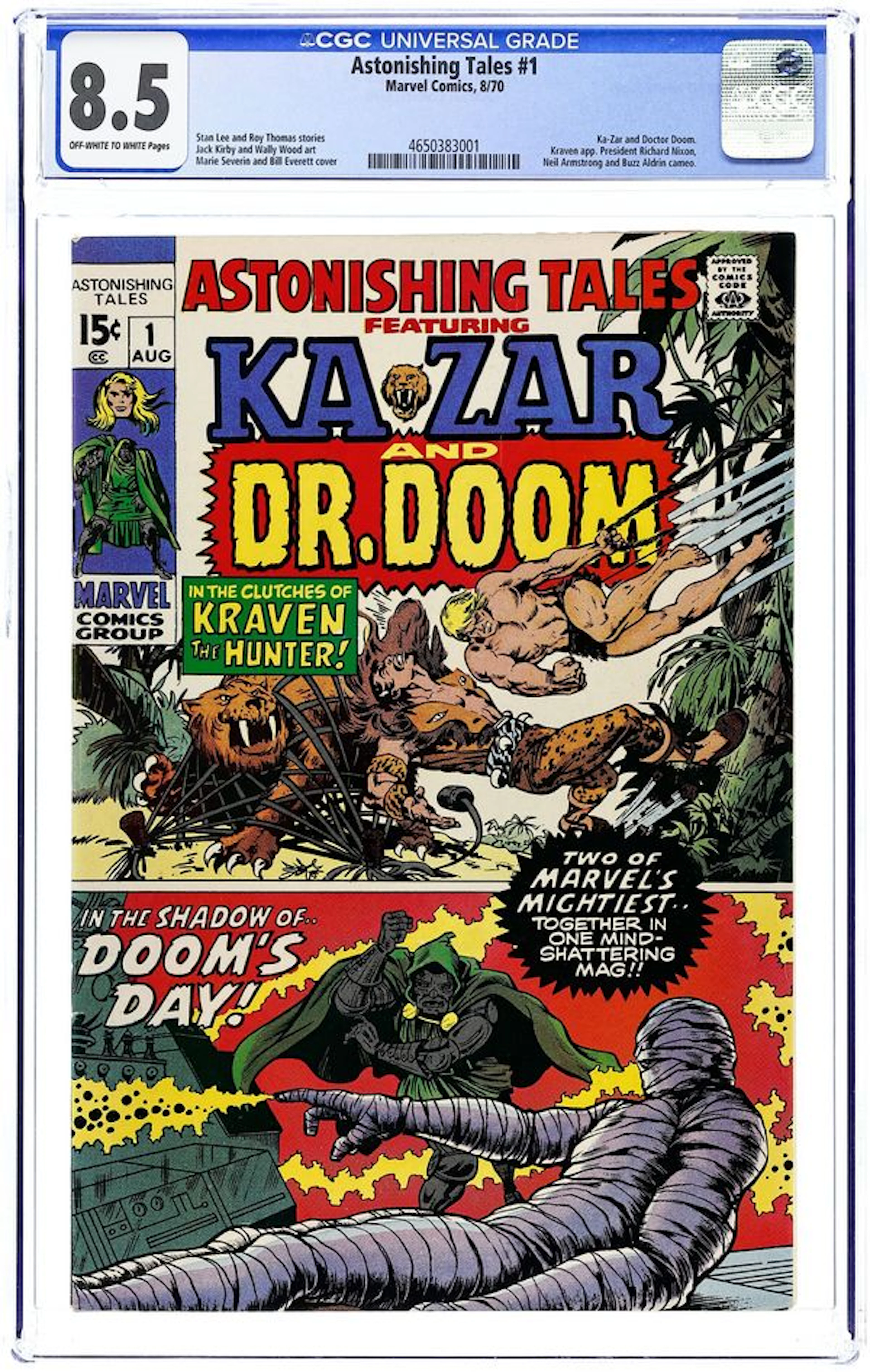 Astonishing Tales (1970) 1 CGC 8.5