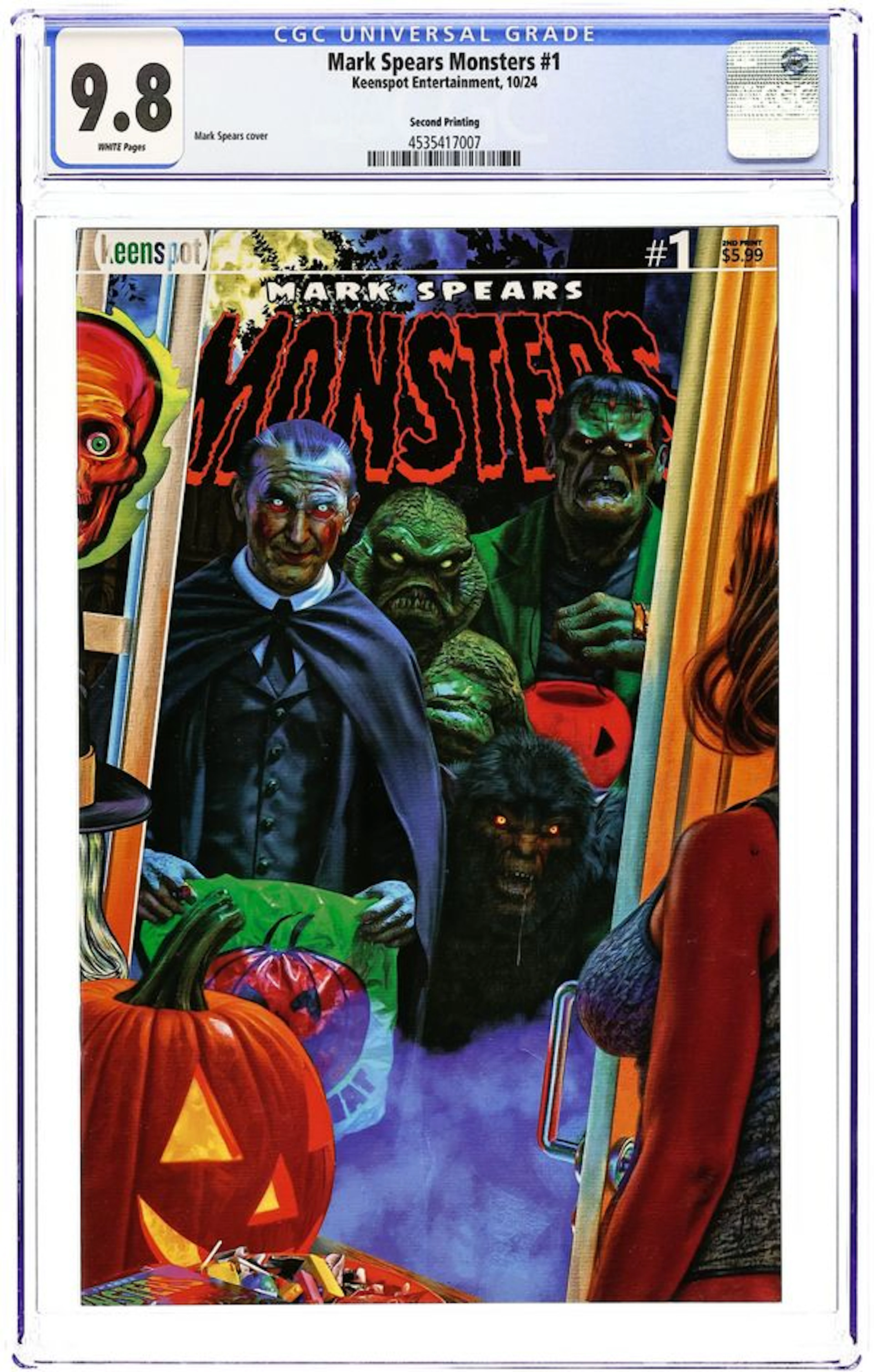 Mark Spears Monsters (2024 Keenspot) 1K CGC 9.8