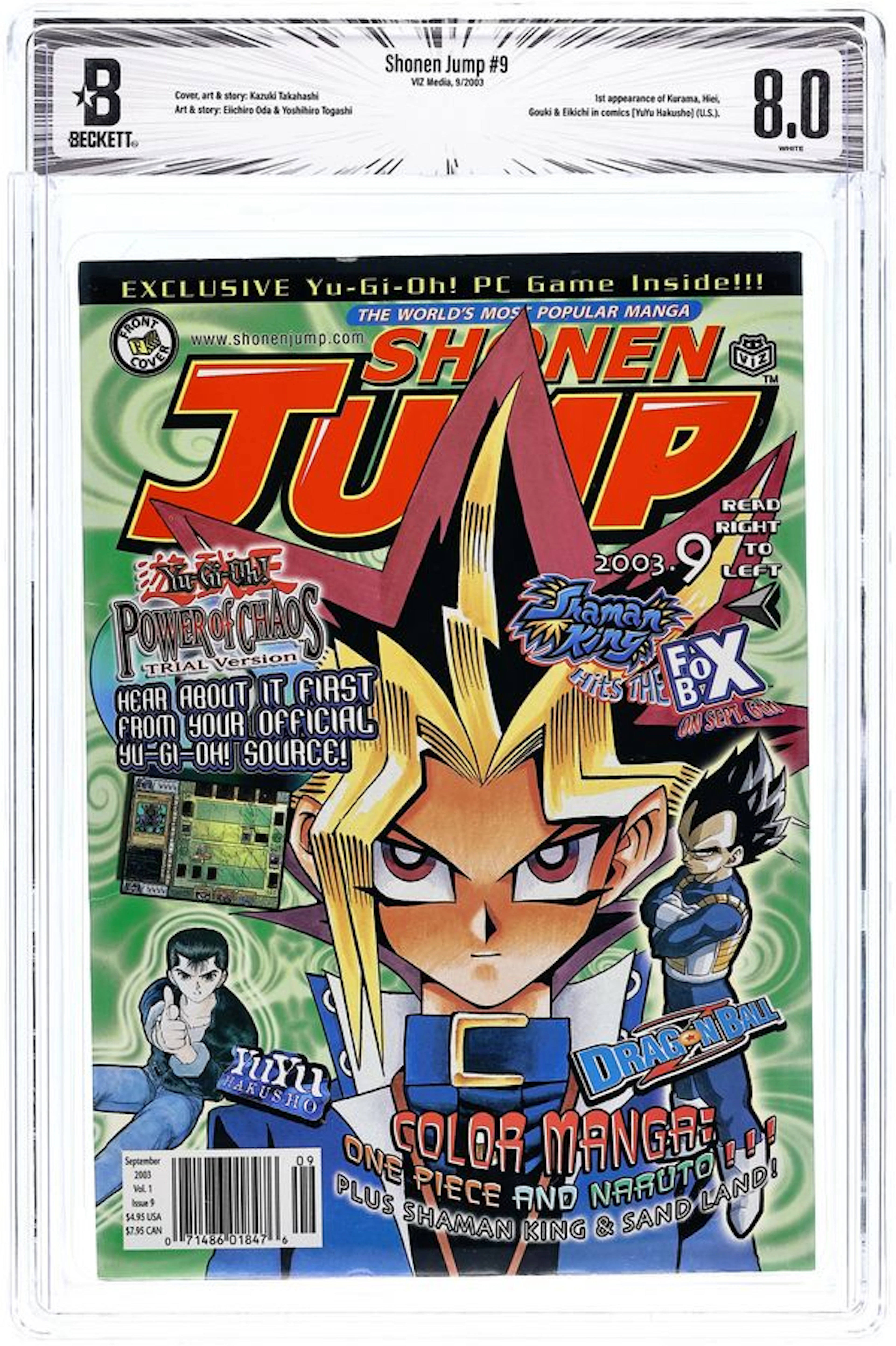 Shonen Jump (2003 Viz Media) 9 BCK 8.0