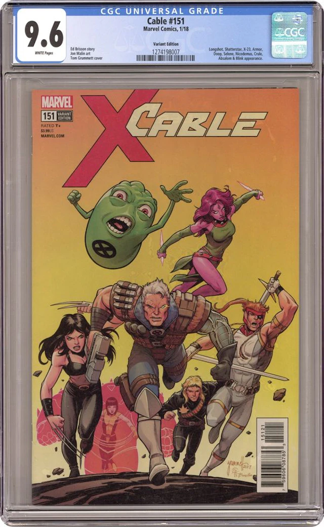 Cable (2017 4th Series) 151B CGC 9.6