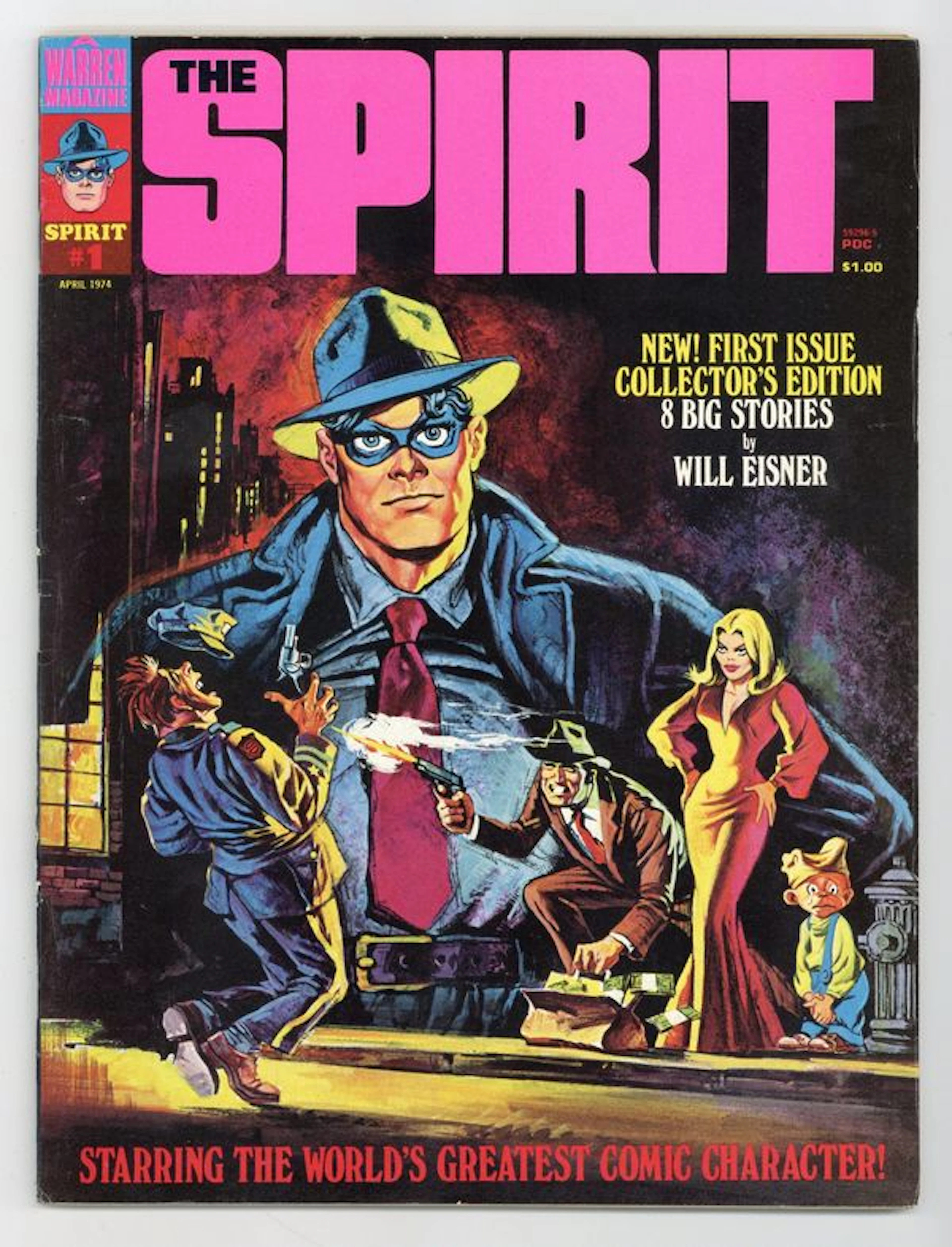 Spirit (1974 Warren Magazine/Kitchen Sink) 1 VG 4.0