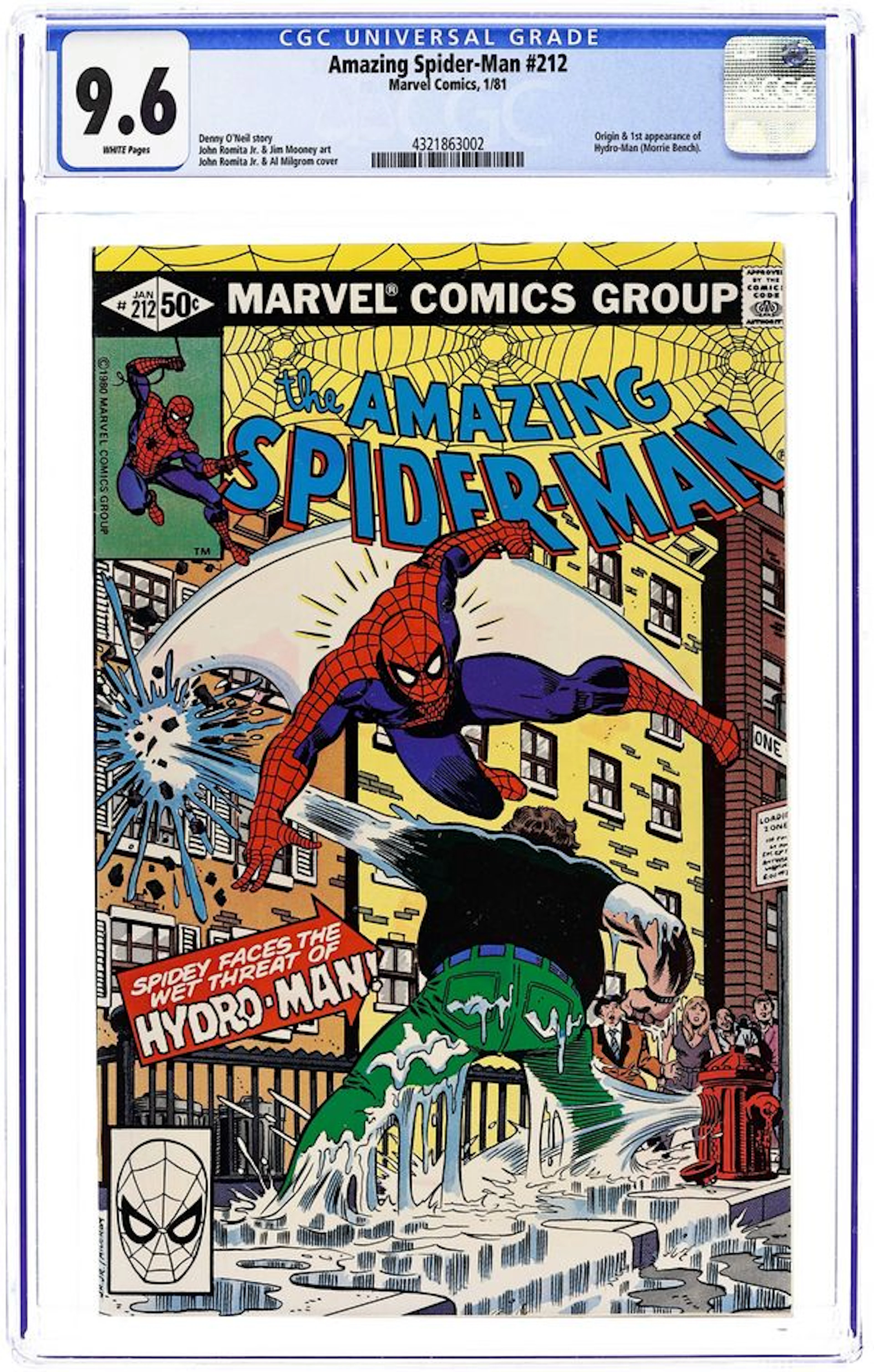 Amazing Spider-Man (1963 1st Series) 212 CGC 9.6