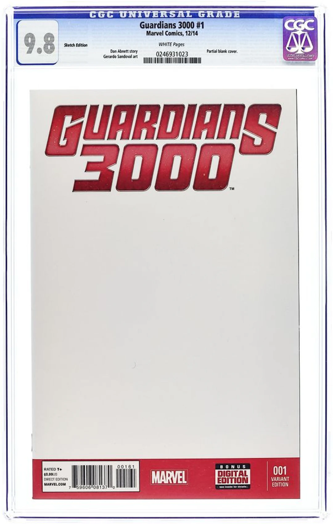 Guardians 3000 (2014) 1F CGC 9.8