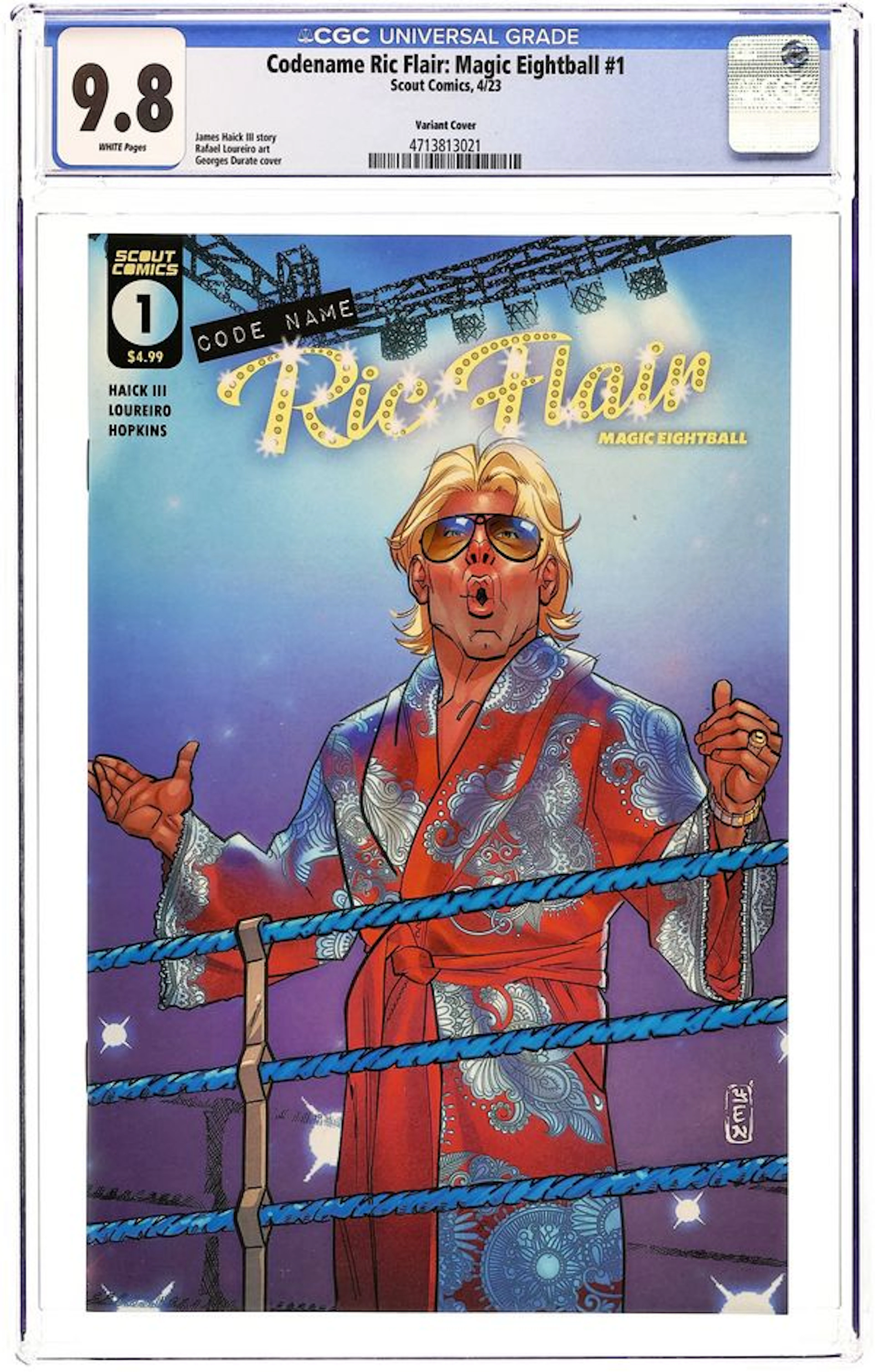 Codename Ric Flair Magic Eightball (2023 Scout Comics) 1B CGC 9.8