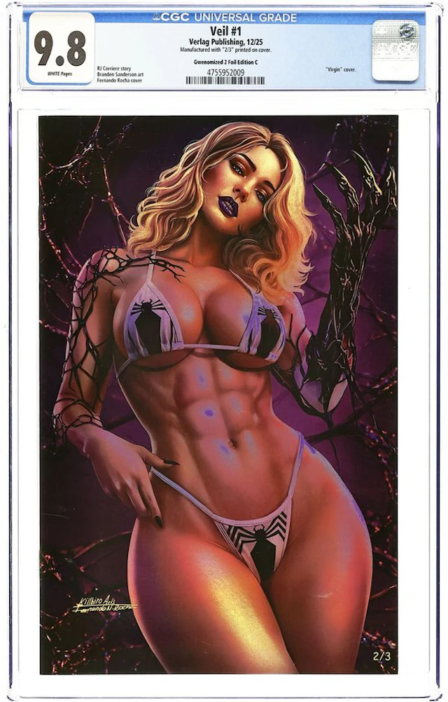 Veil (2025 Verlag) 1GWENOM.C.FOIL CGC 9.8