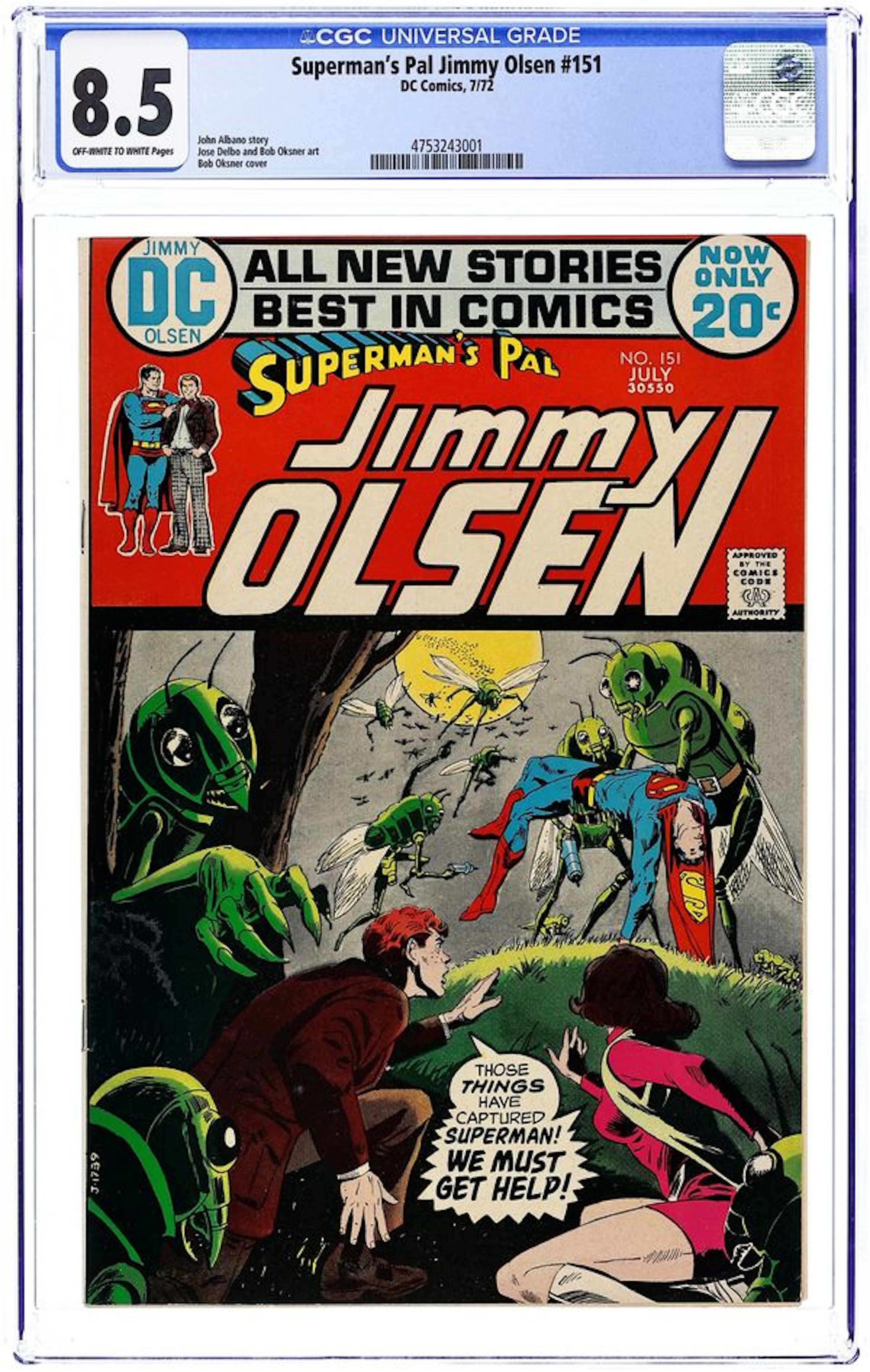 Superman's Pal Jimmy Olsen (1954) 151 CGC 8.5