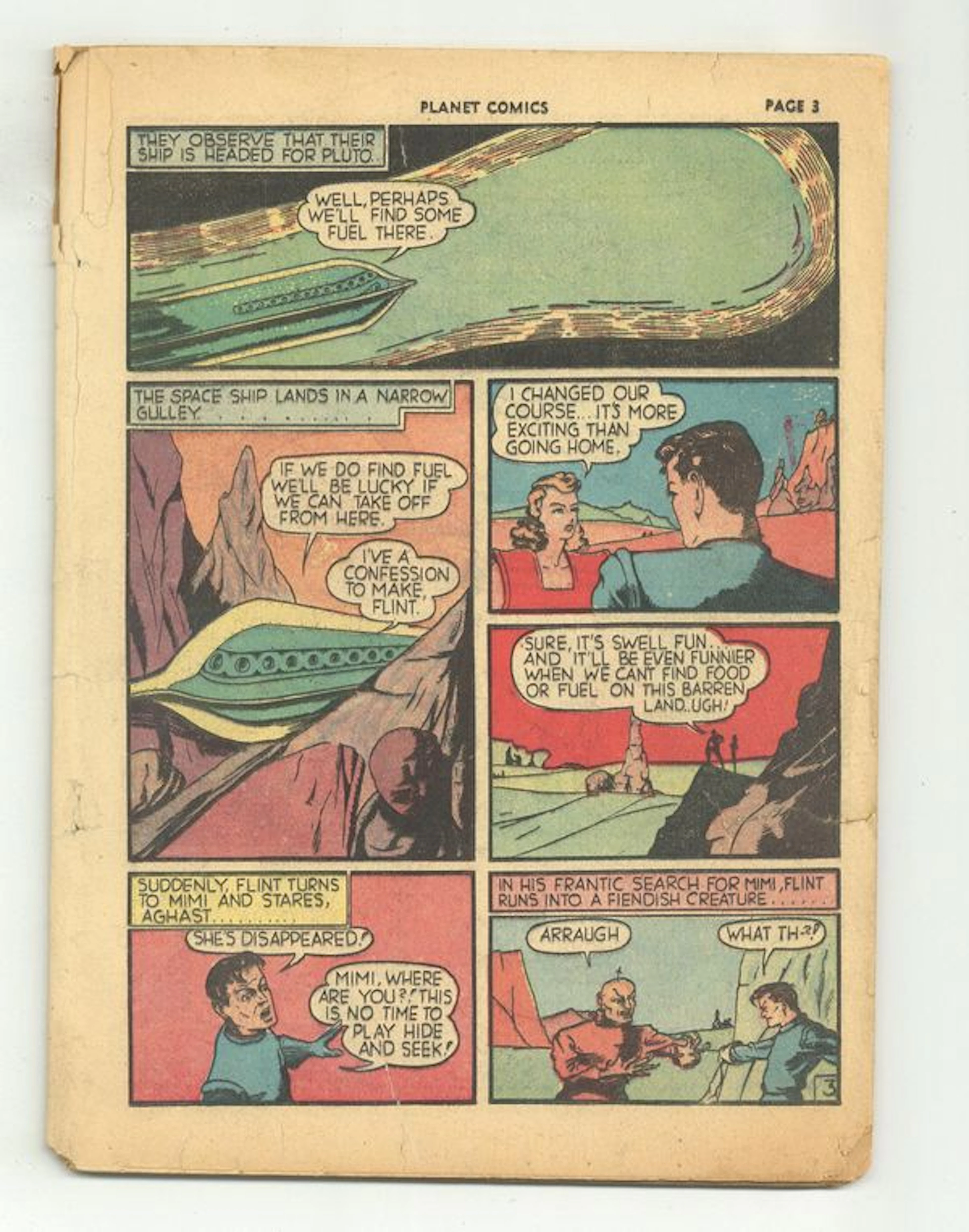 Planet Comics (1940 Fiction House) 3 0.3
