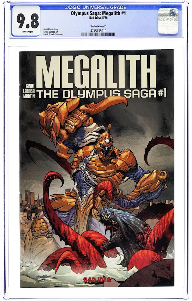 Olympus Saga Megalith (2026 Bad Idea) 1ZI CGC 9.8