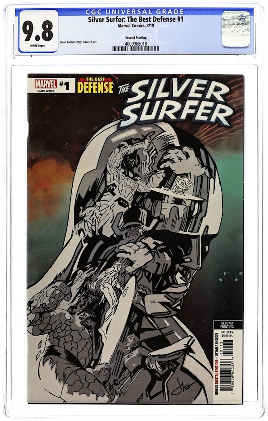 Silver Surfer: The Best Defense (2018) 1F CGC 9.8