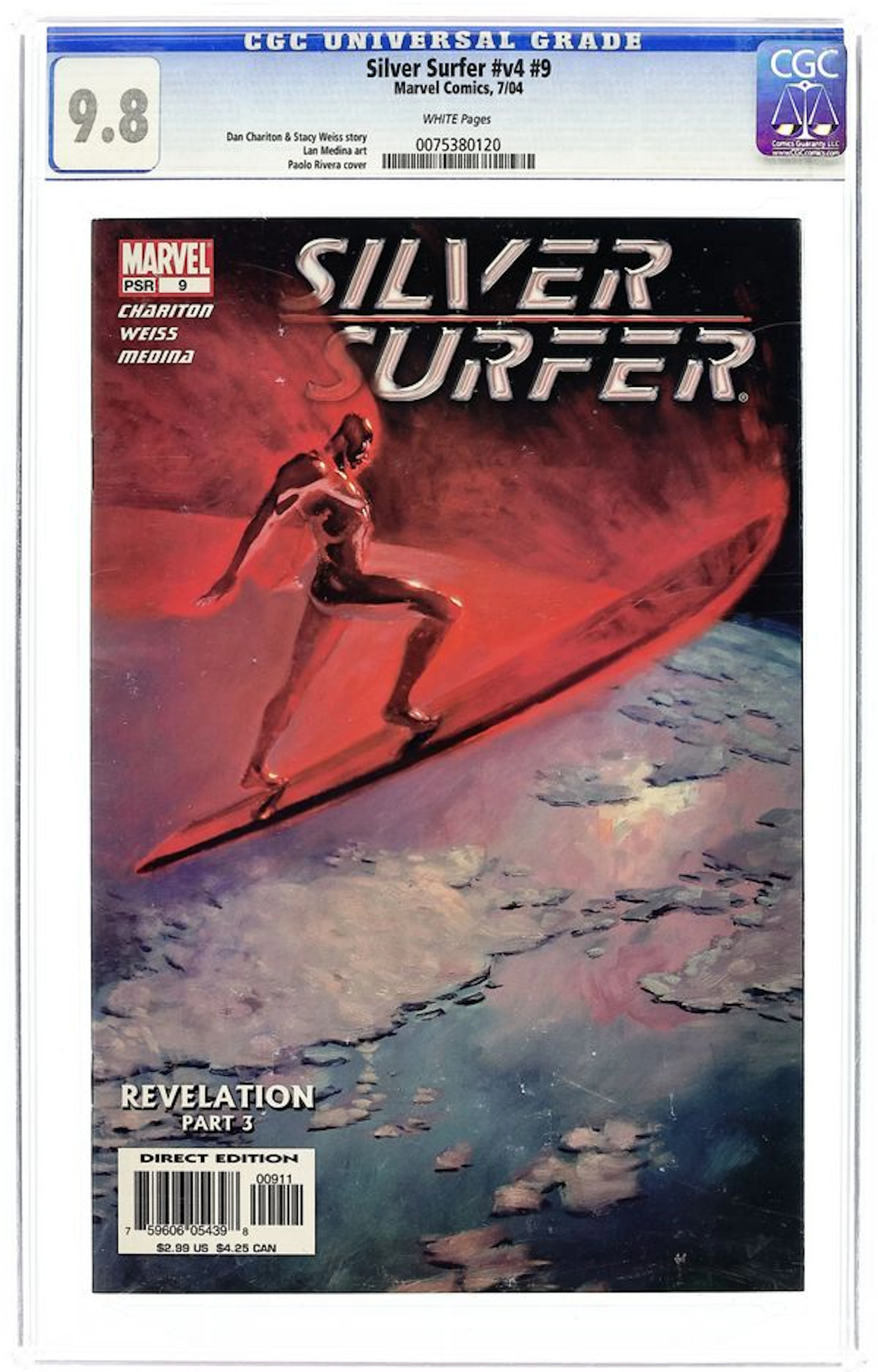 Silver Surfer (2003 3rd Series) 9 CGC 9.8