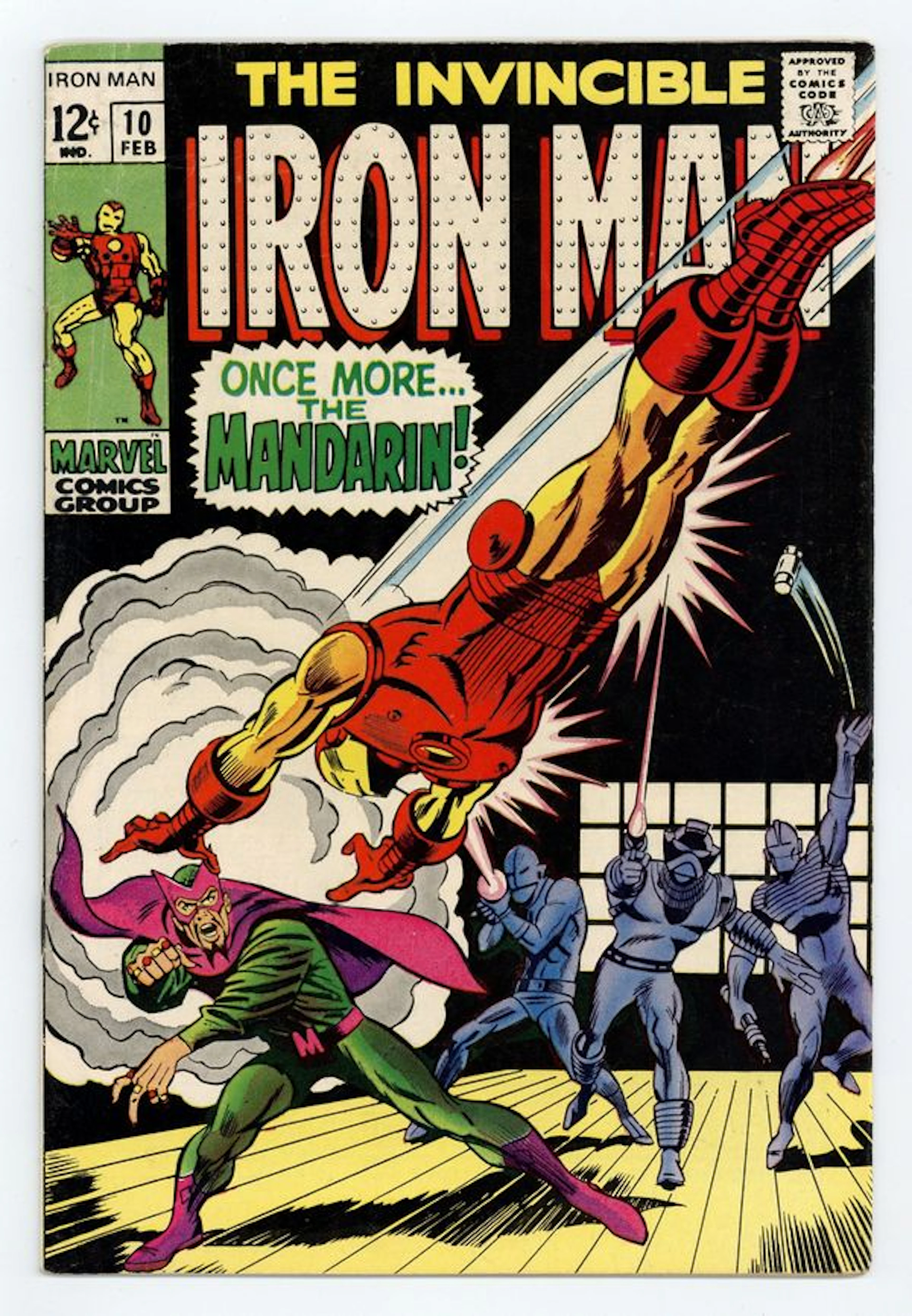 Iron Man (1968 1st Series) 10 VG 4.0 (R)