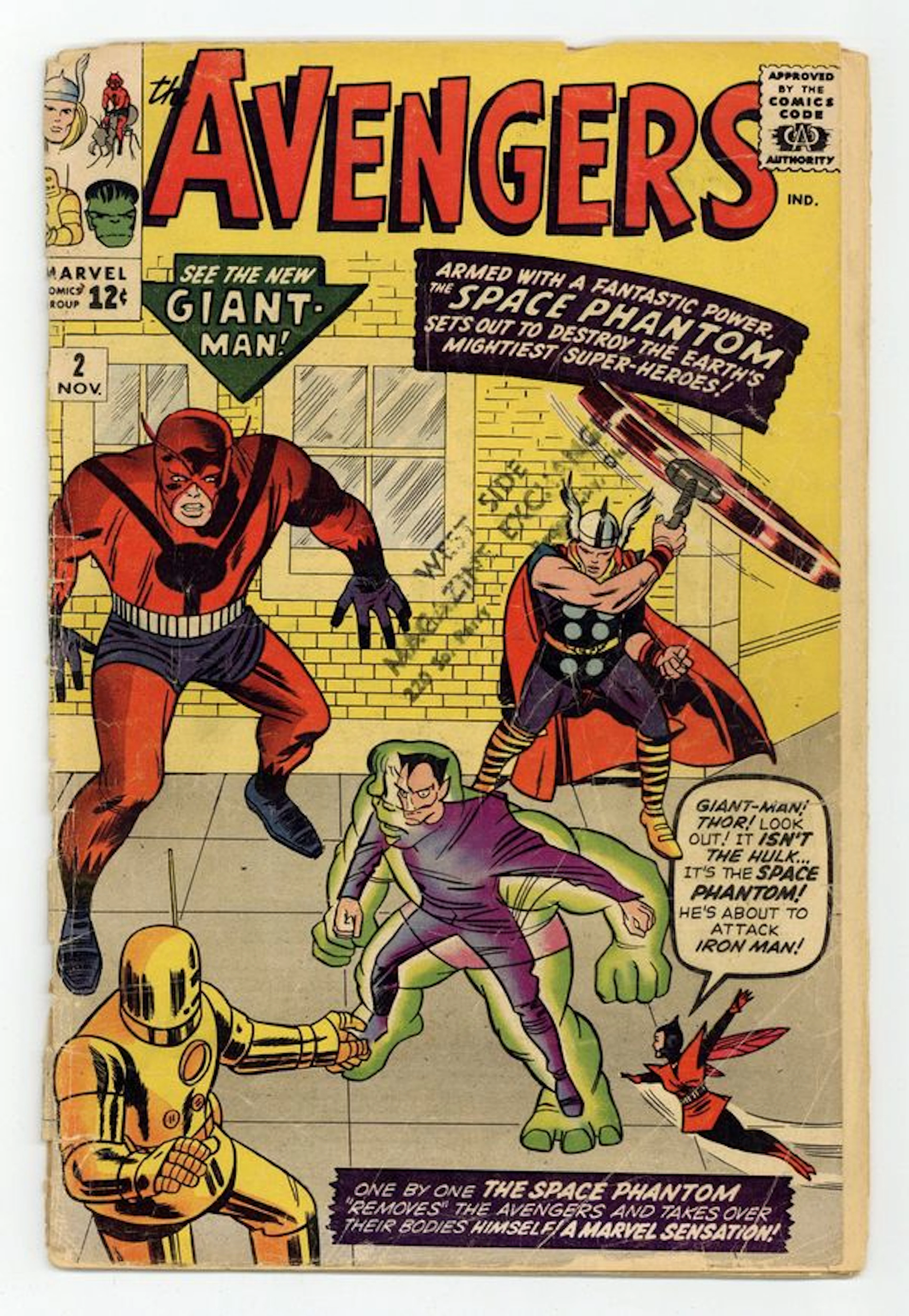 Avengers (1963 1st Series) 2 FR 1.0