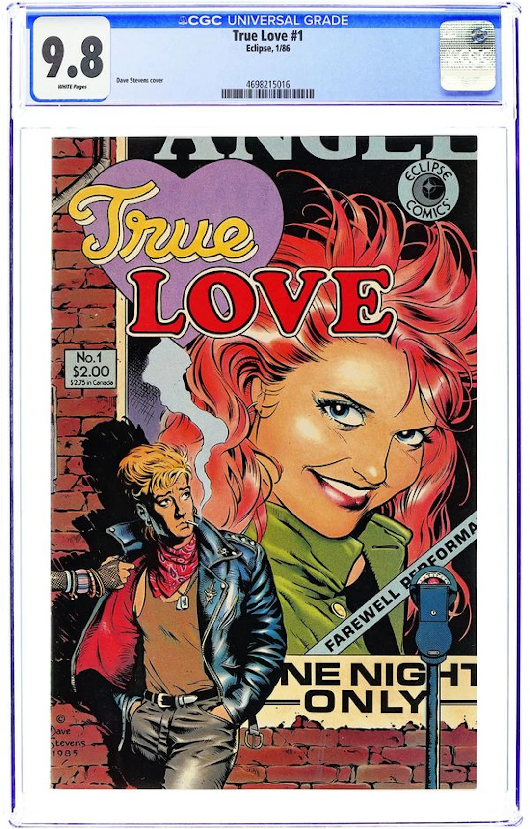 True Love (1986 Eclipse) 1 CGC 9.8