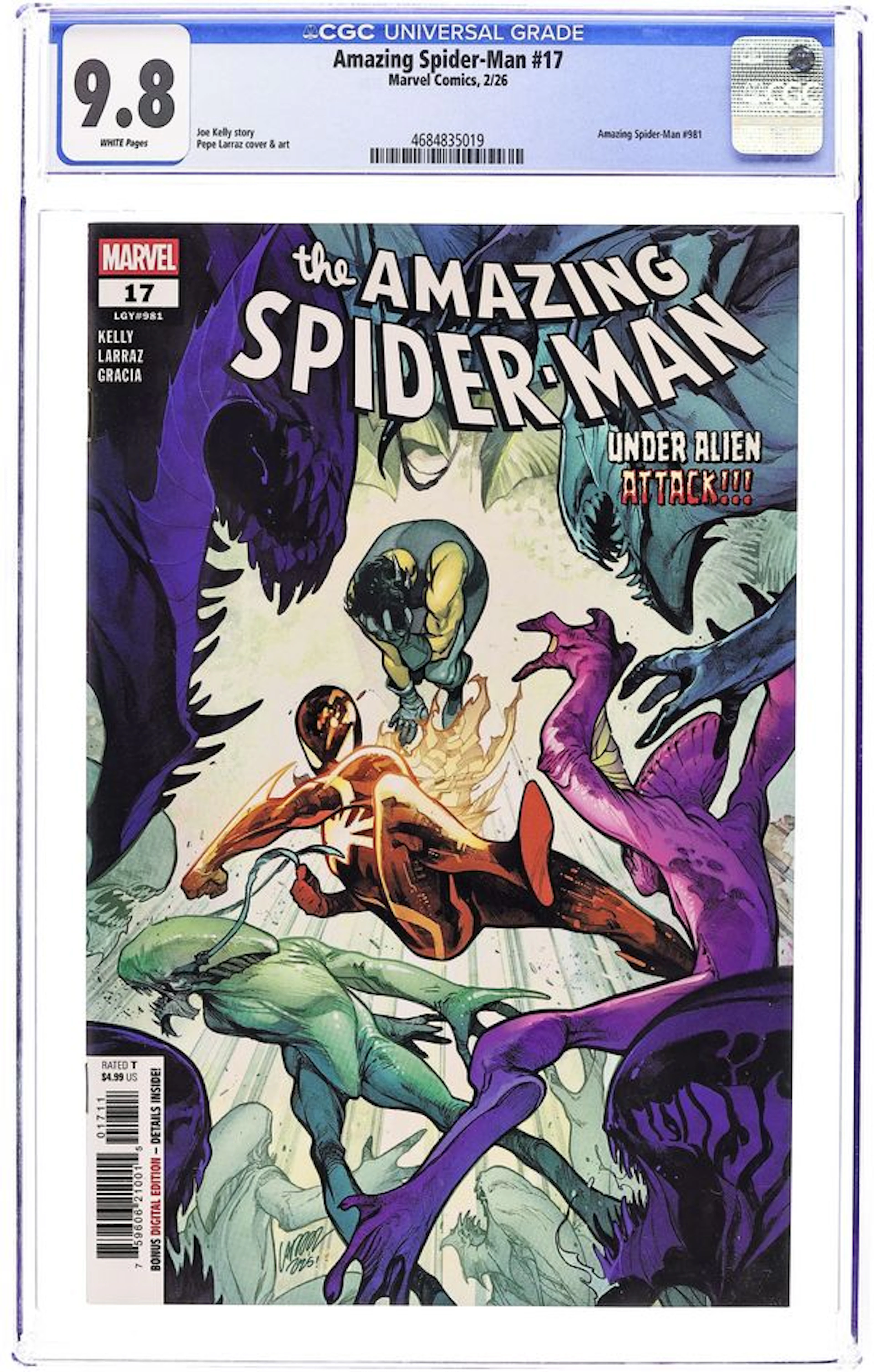 Amazing Spider-Man (2025 8th Series) 17A CGC 9.8