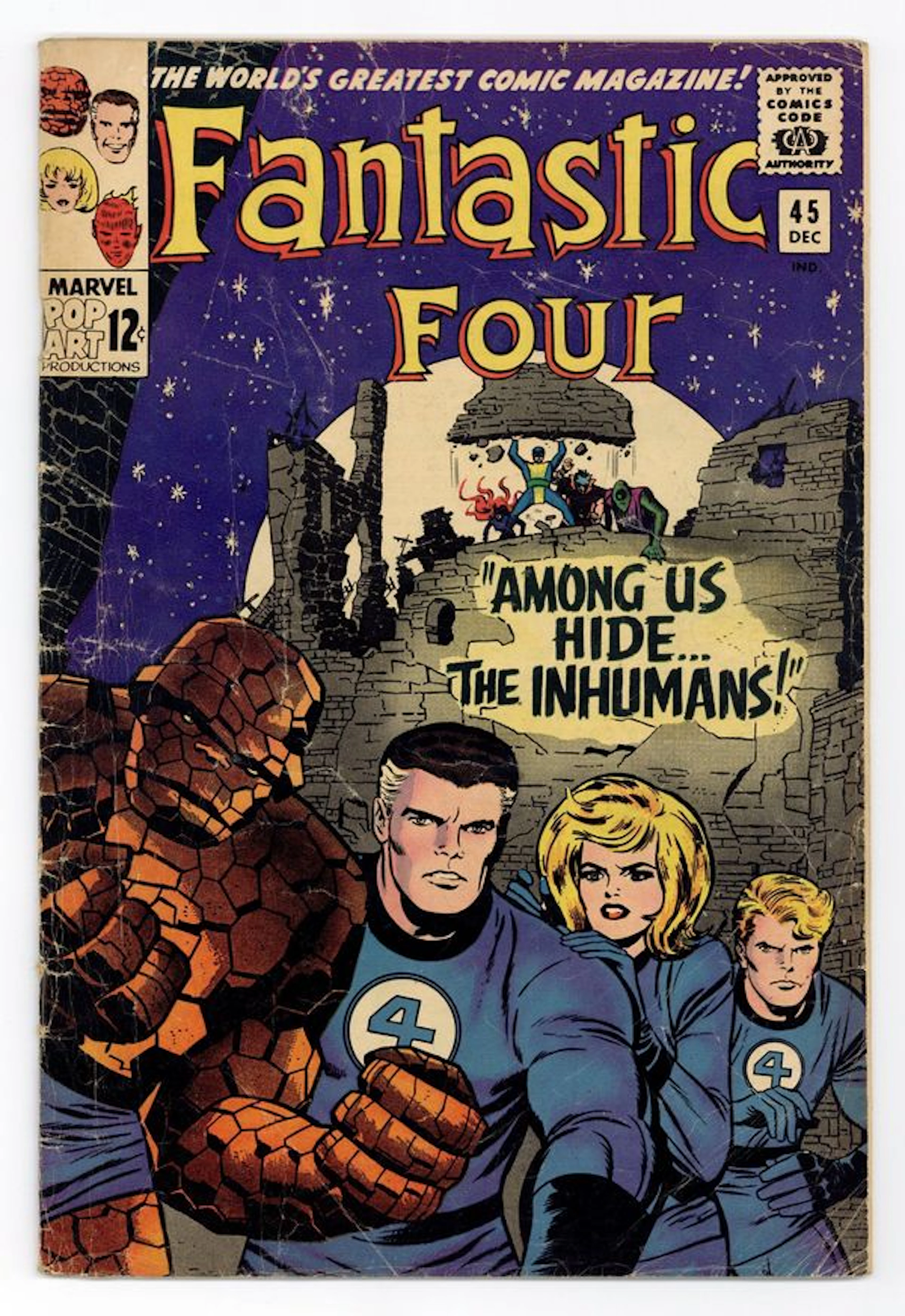 Fantastic Four (1961 1st Series) 45 GD+ 2.5