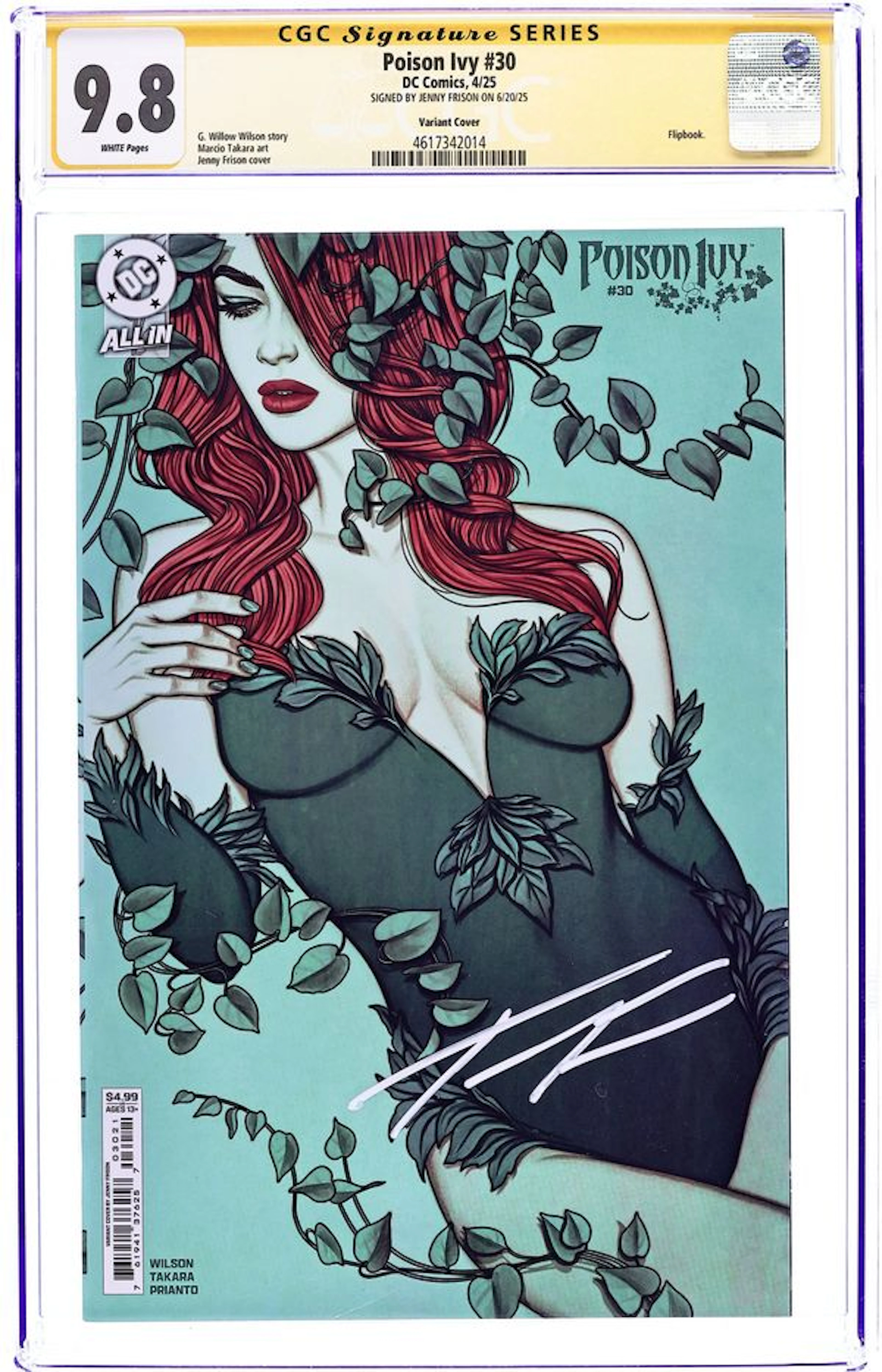 Poison Ivy (2022 DC) 30B CGC 9.8 SS Frison