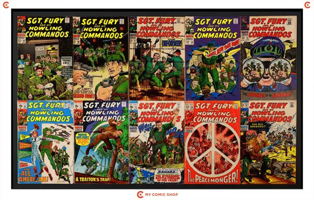Sgt. Fury Lot of 10