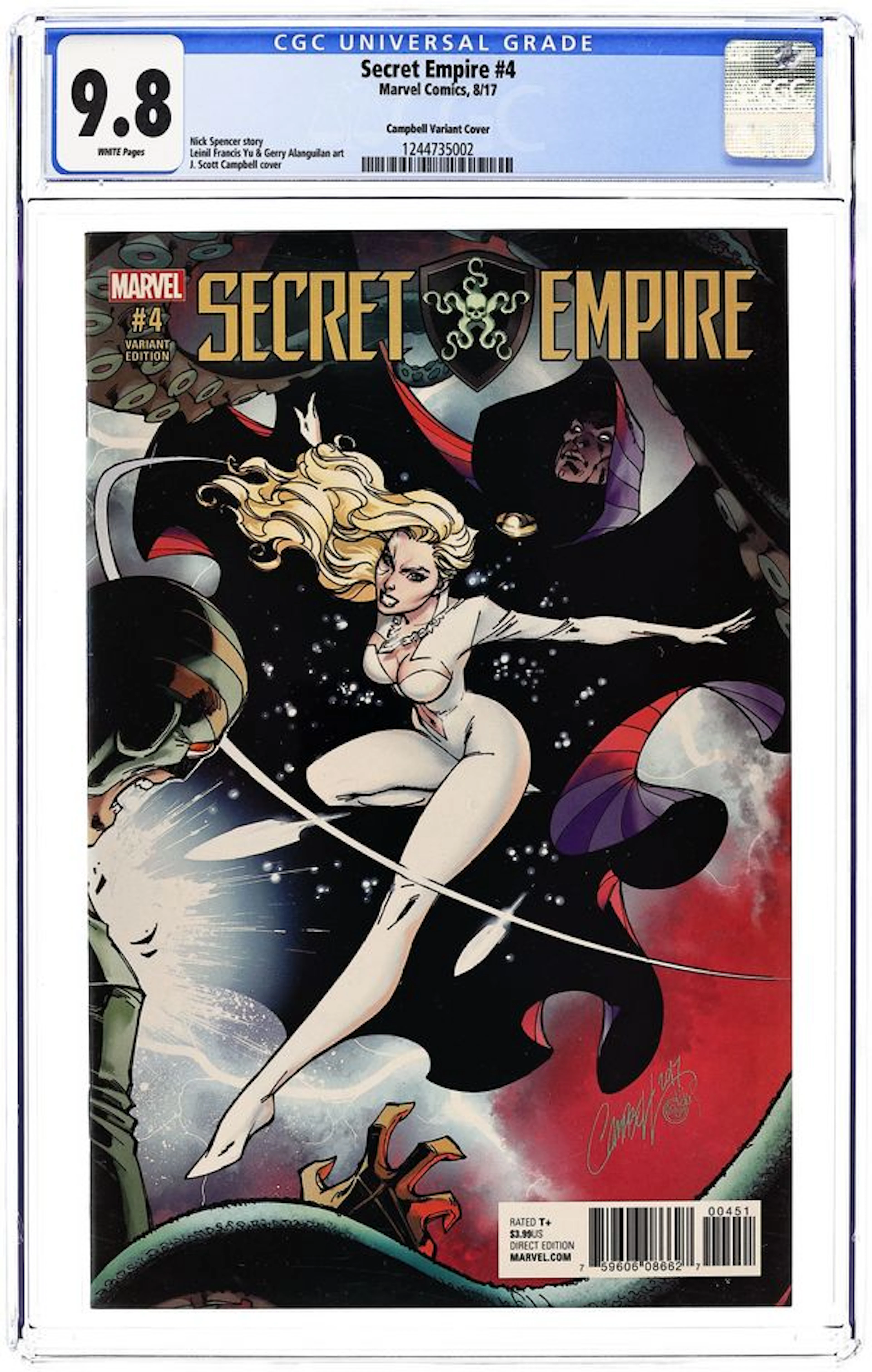 Secret Empire (2017 Marvel) 4B CGC 9.8