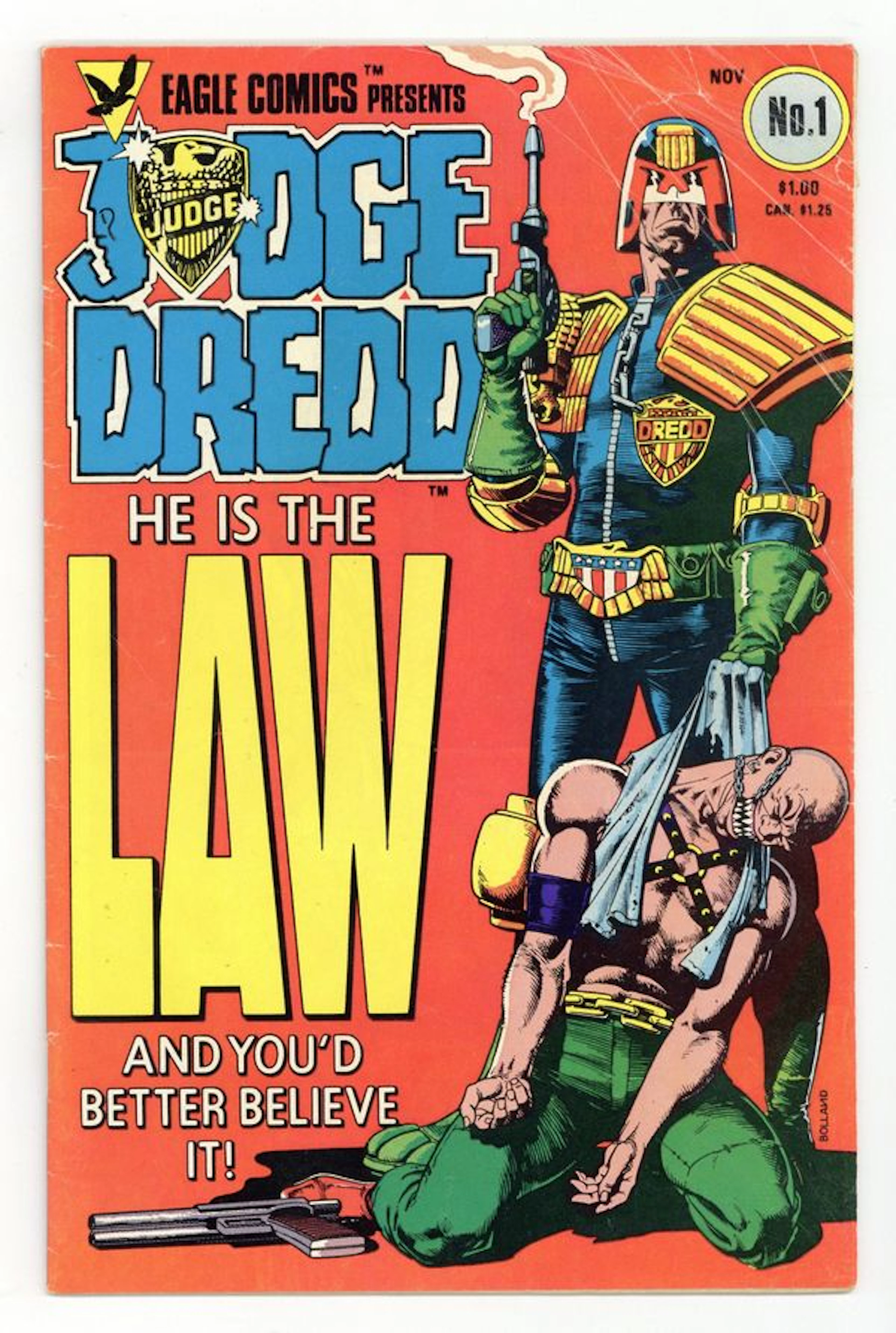 Judge Dredd (1983 Eagle/Quality) 1 GD/VG 3.0