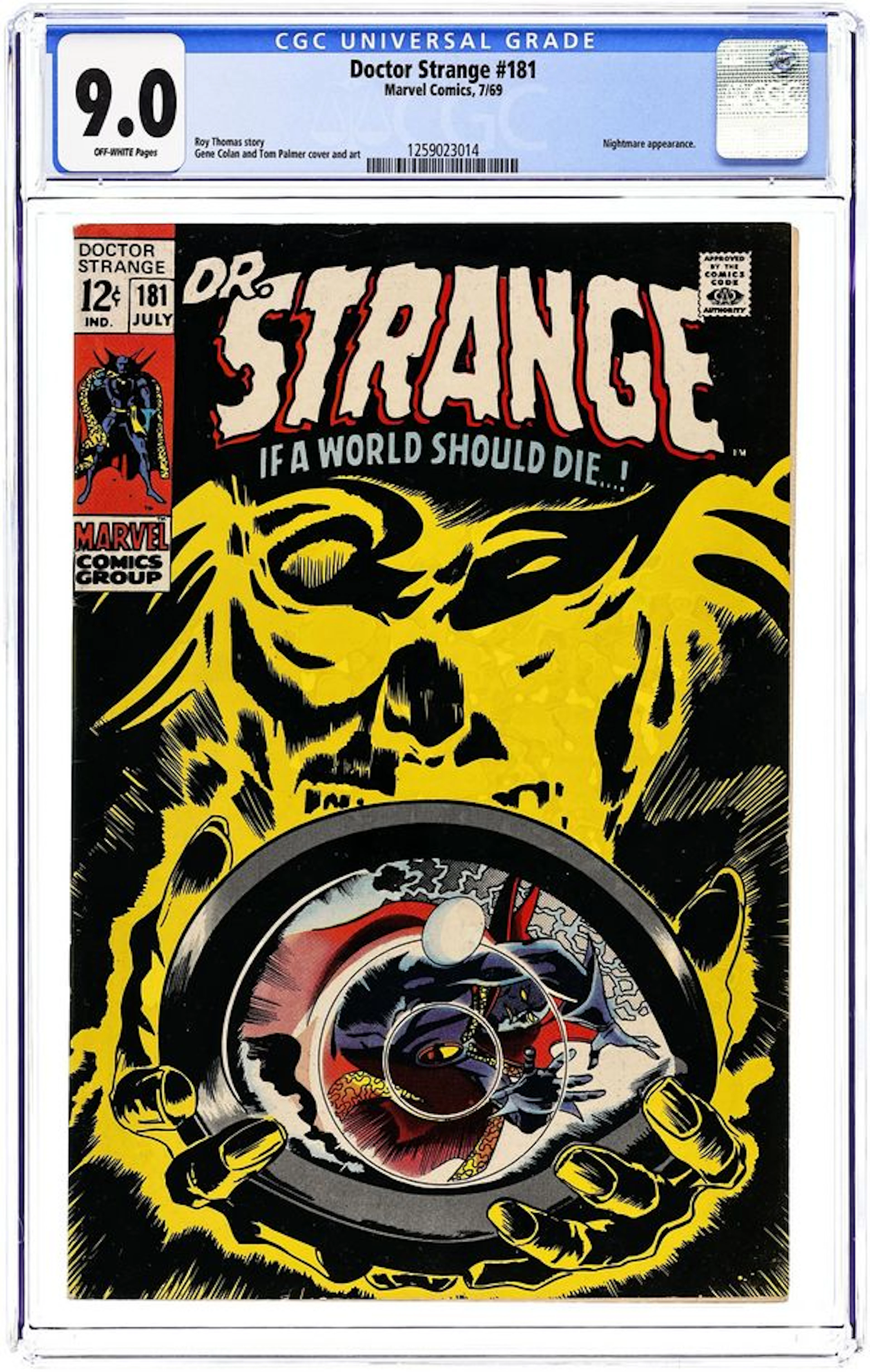 Doctor Strange (1968 1st Series) 181 CGC 9.0