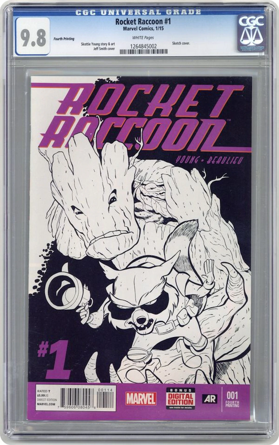Rocket Raccoon (2014 2nd Series) 1J CGC 9.8
