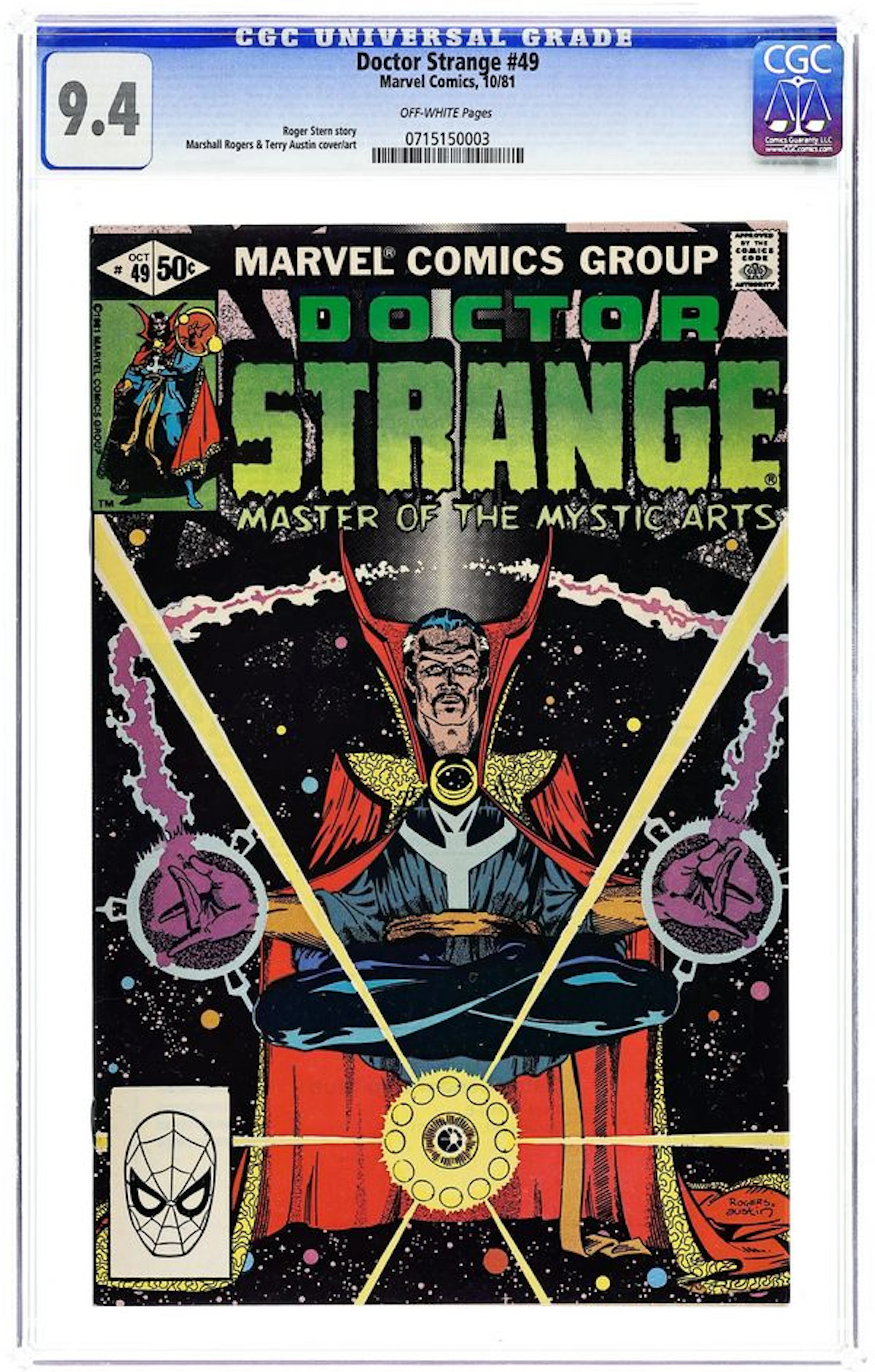 Doctor Strange (1974 2nd Series) 49D CGC 9.4