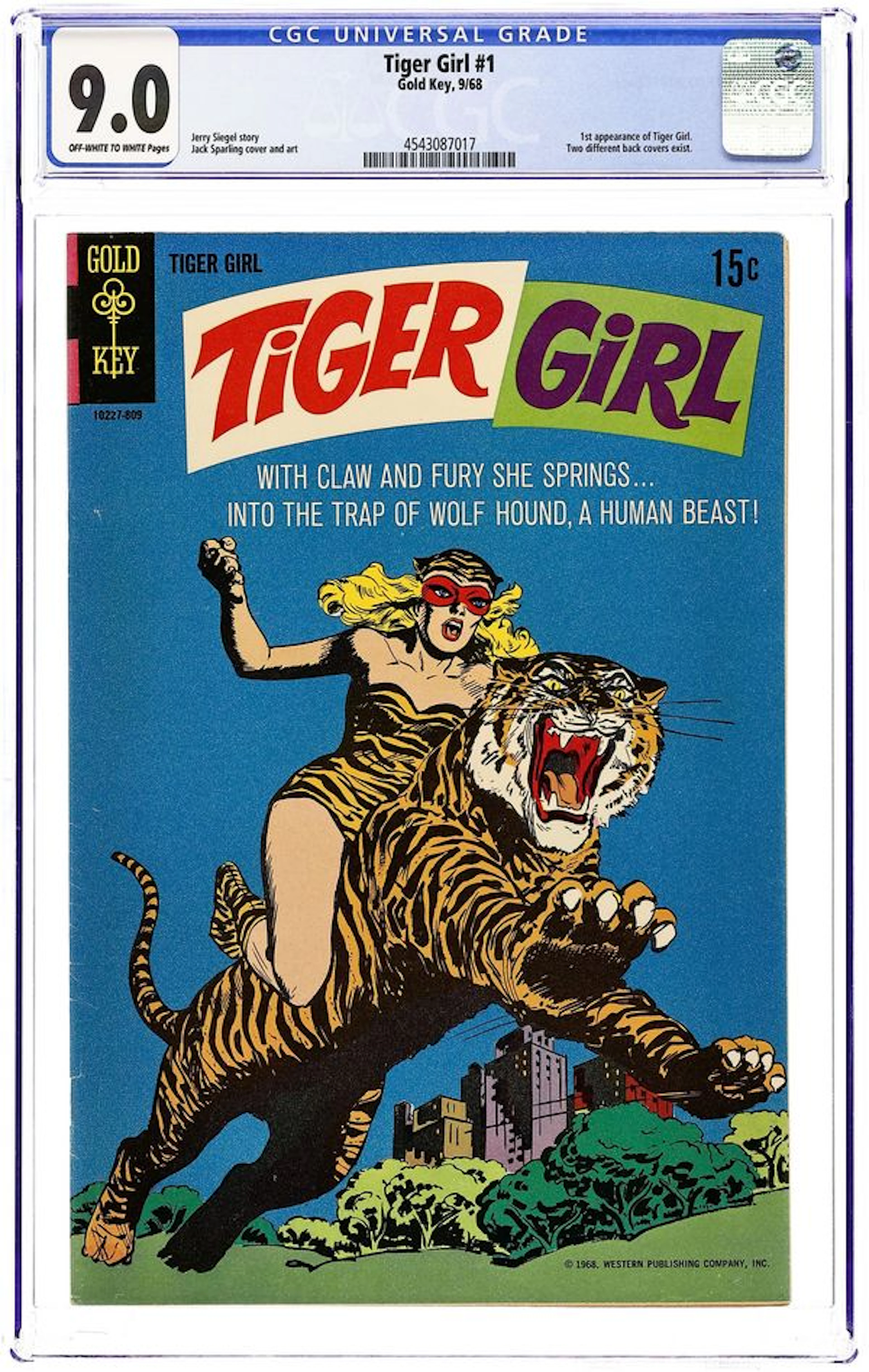 Tiger Girl (1968) 1A CGC 9.0
