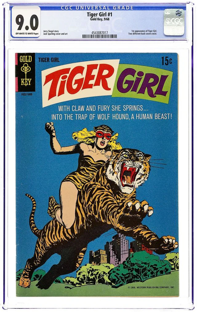 Tiger Girl (1968) 1A CGC 9.0
