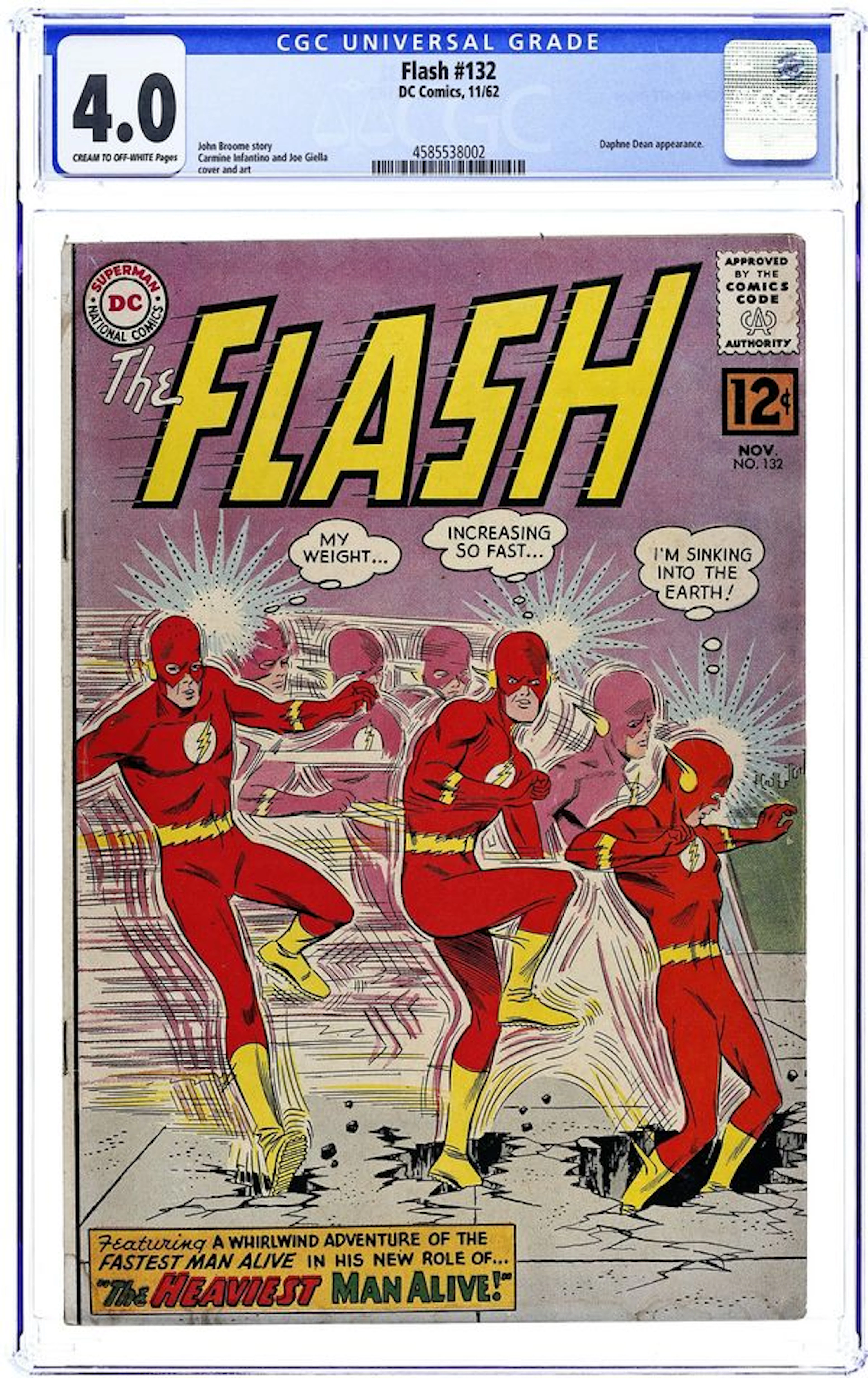 Flash (1959 1st Series DC) 132 CGC 4.0