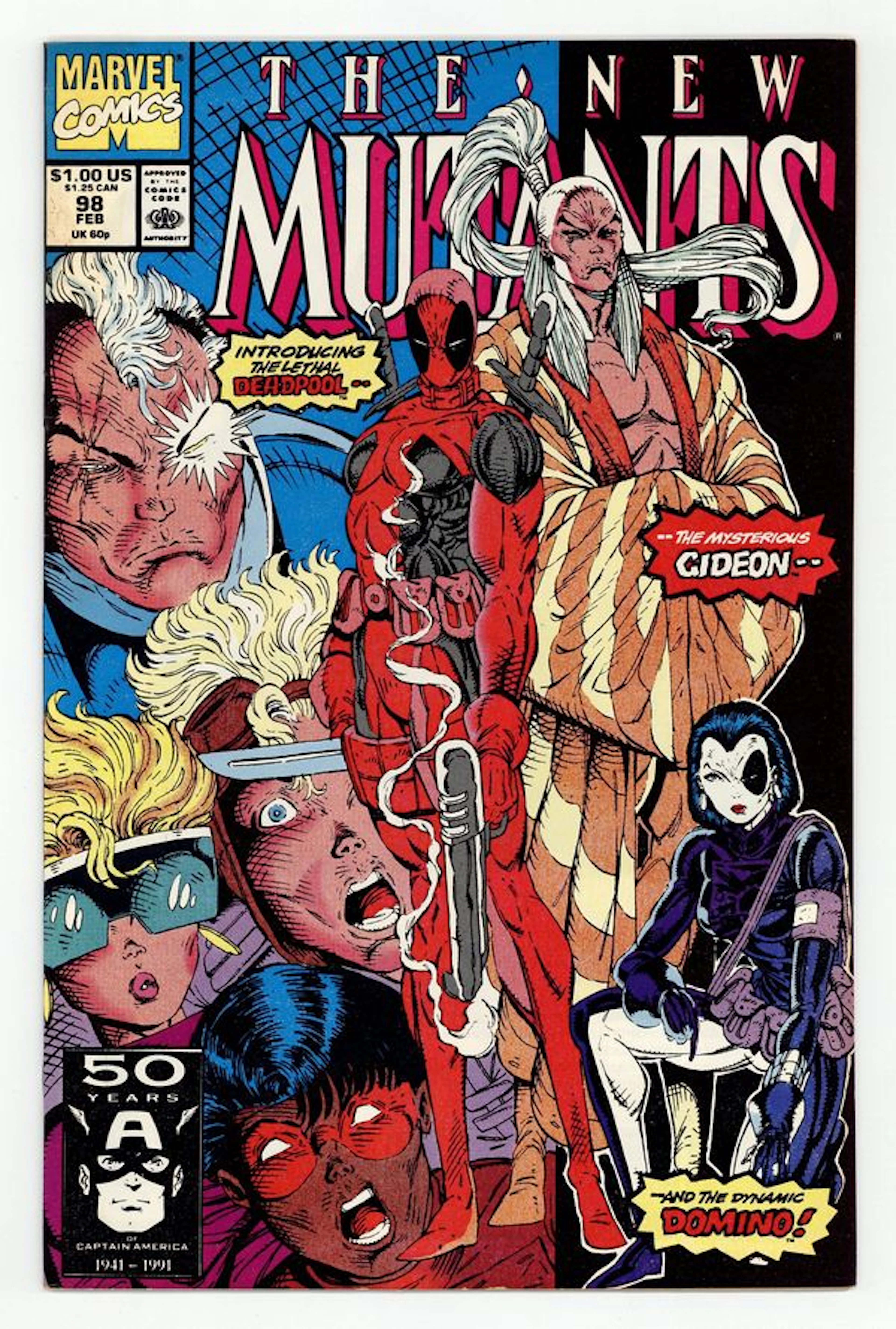New Mutants (1983 1st Series) 98D FN 6.0