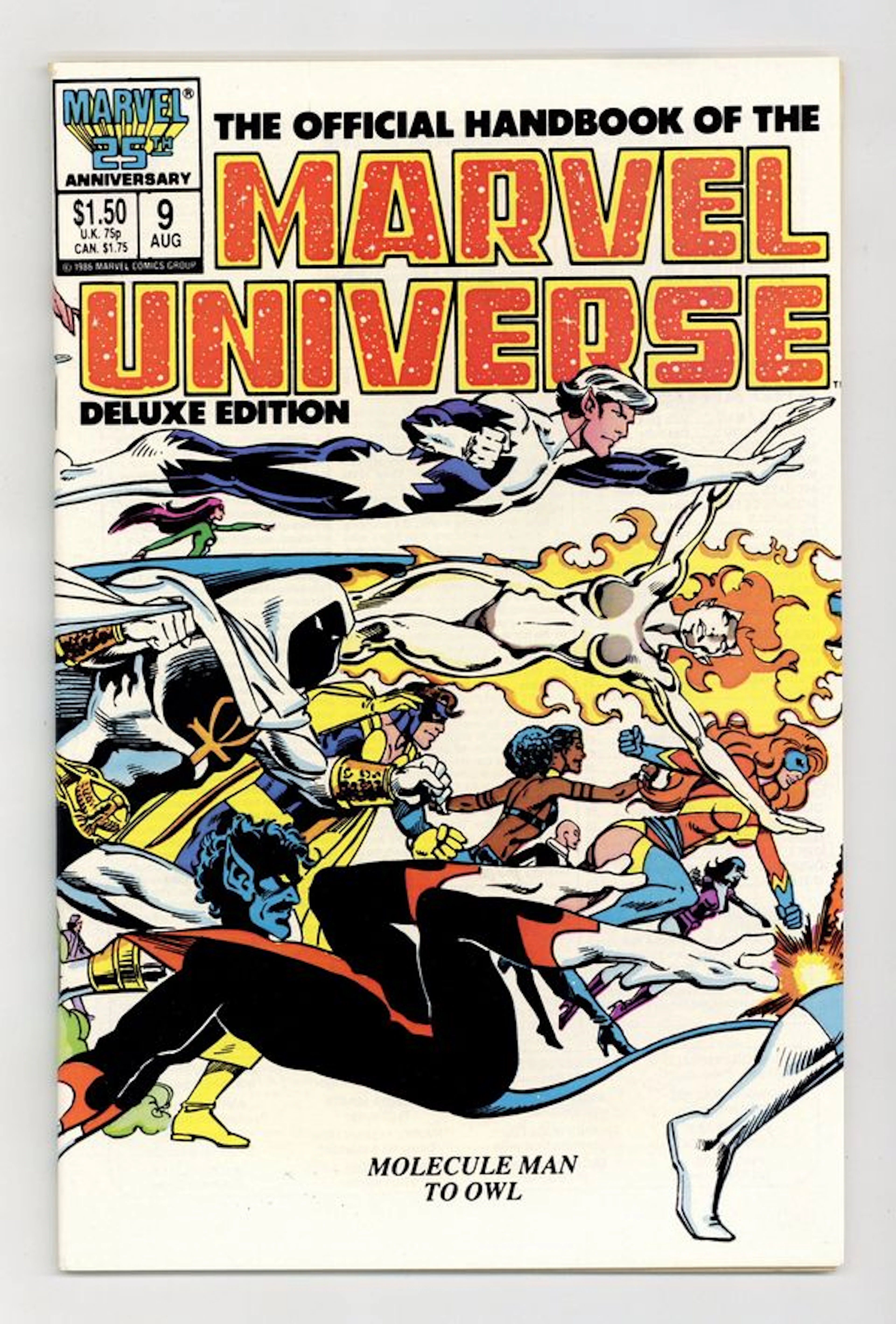 Official Handbook of the Marvel Universe Deluxe Edition (1985-1988