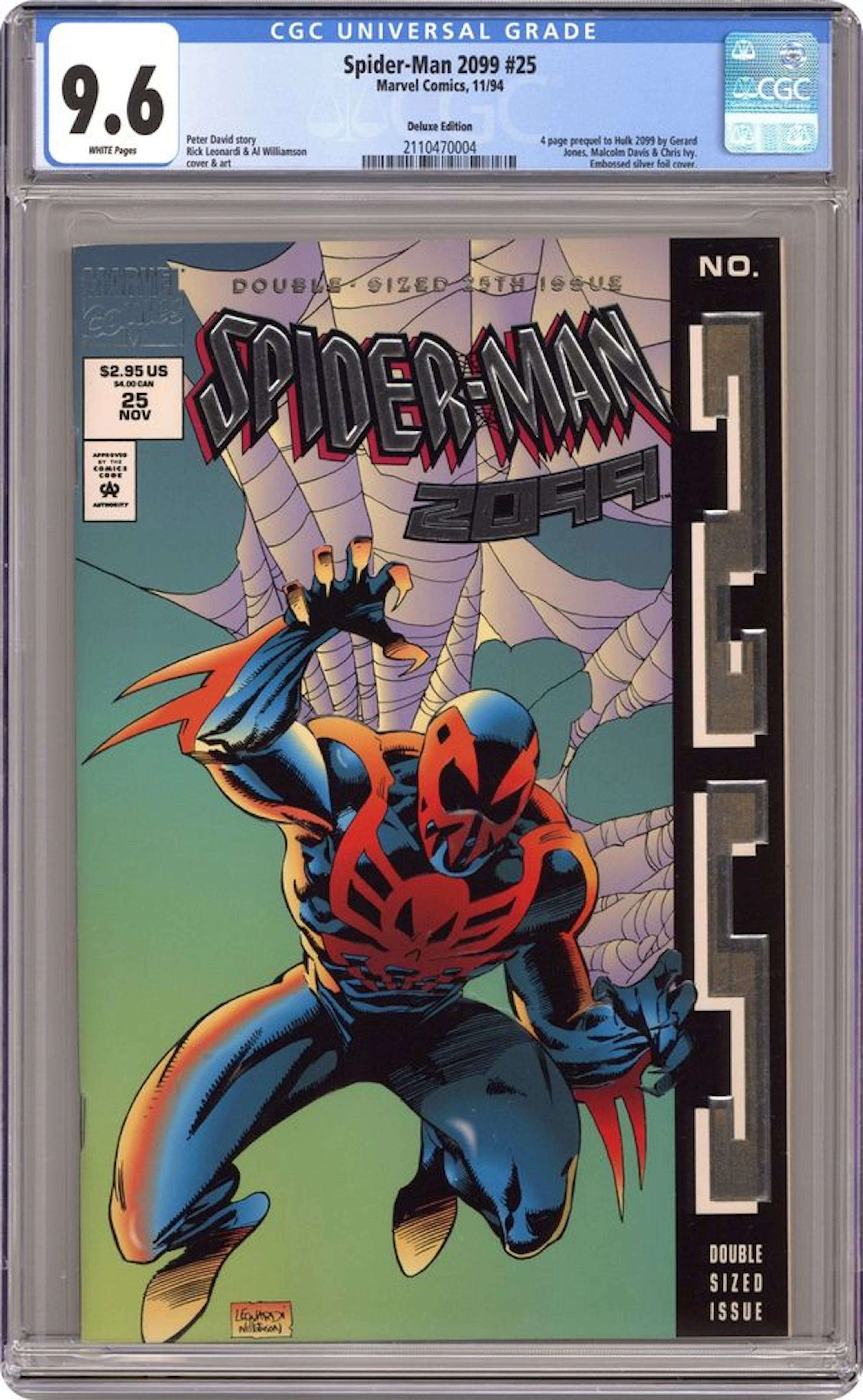 Spider-Man 2099 (1992 1st Series) 25D CGC 9.6